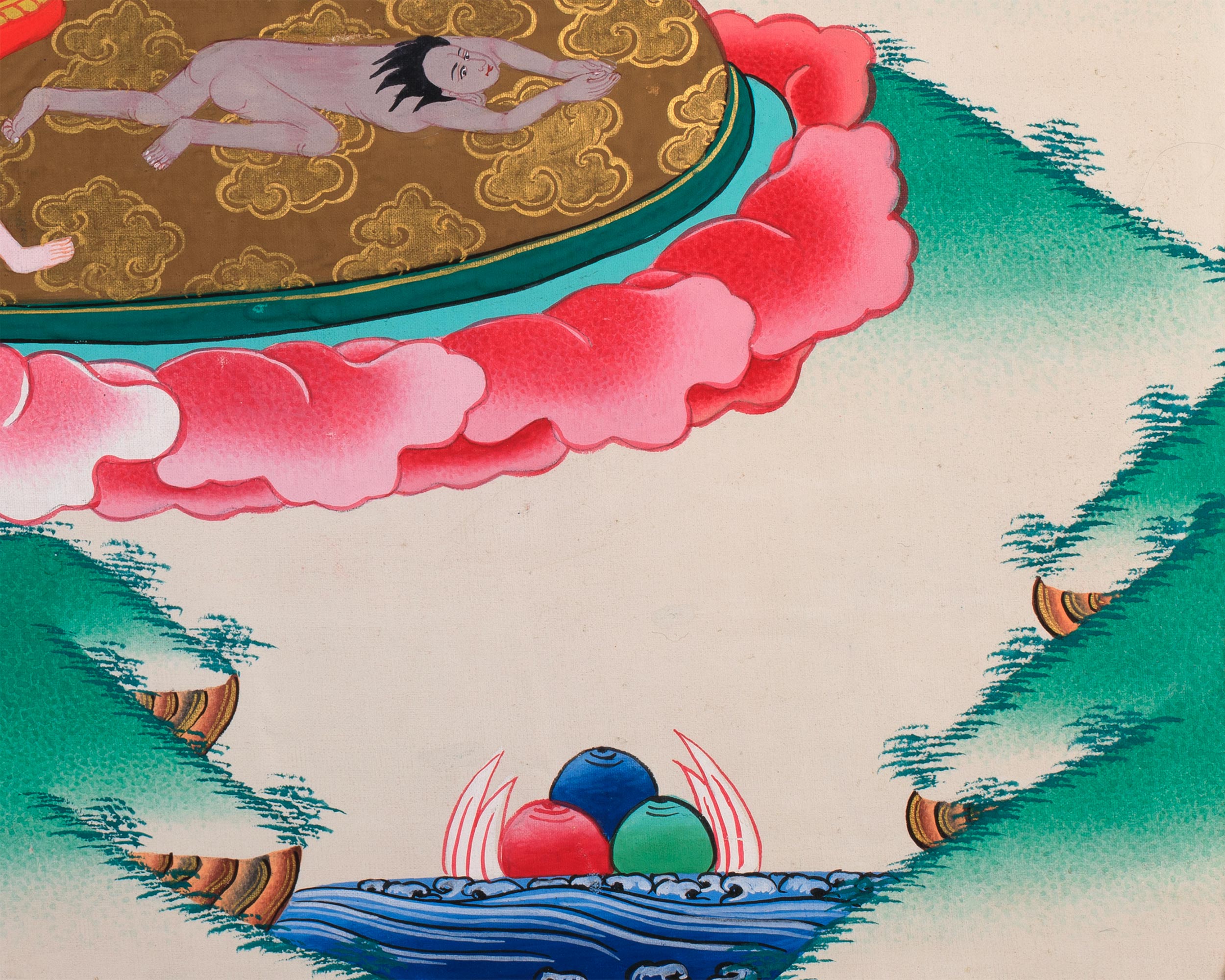 Vajrayogini Red Dakini Thangka | Fierce Wisdom and Empowerment