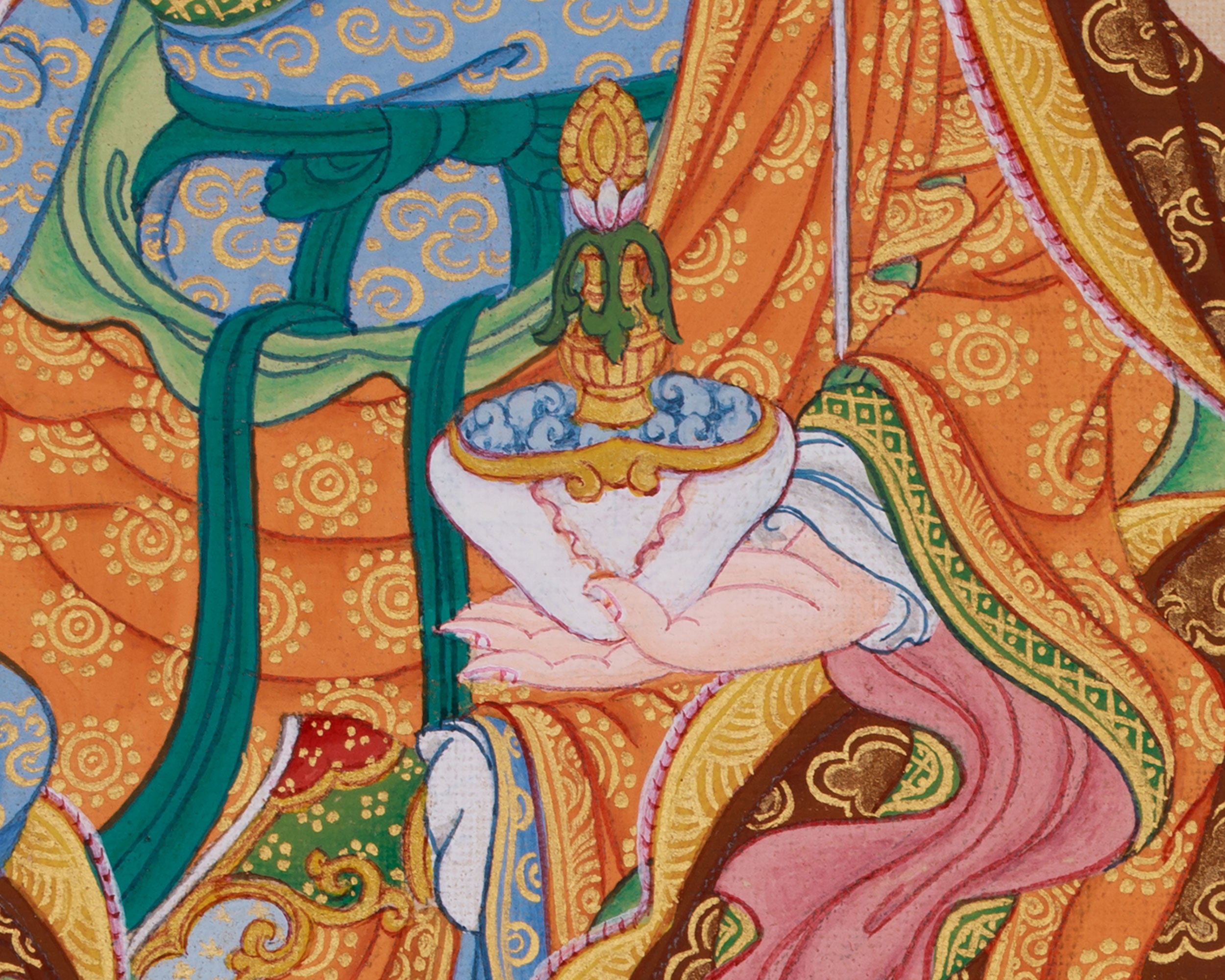 Master of Tantras Guru Rinpoche Thangka | The Second Buddha