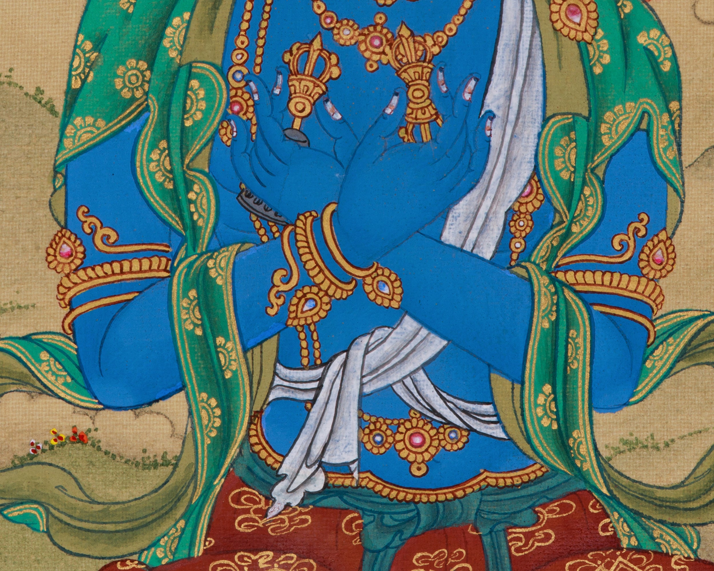 Vajradhara Art | Buddha of Supreme Power and Wisdom | Karma Gadri Artistry