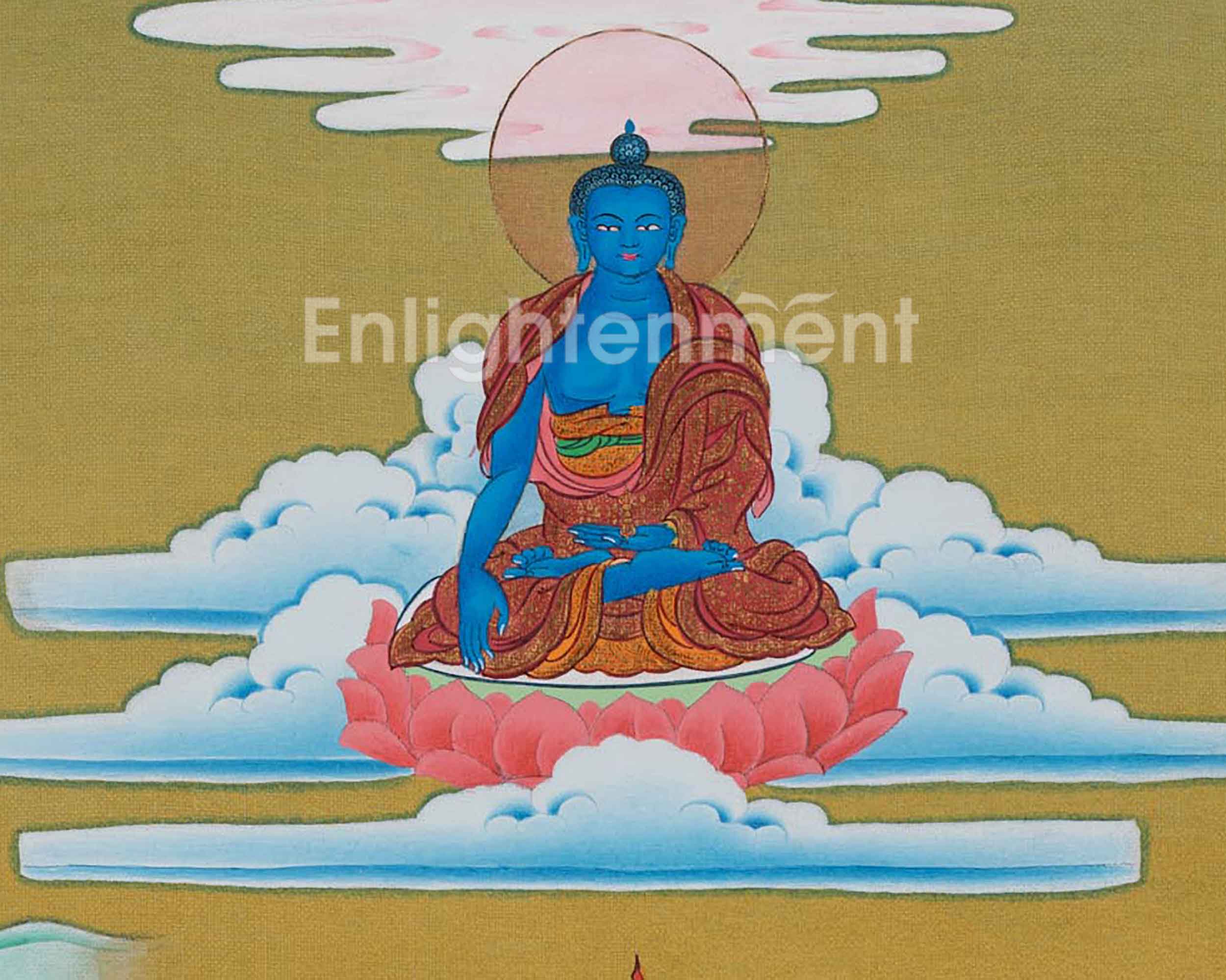 Hand Painted Chakrasamvara Thangka Art | Tibetan Buddhism Art | Sacred Symbol For Energy