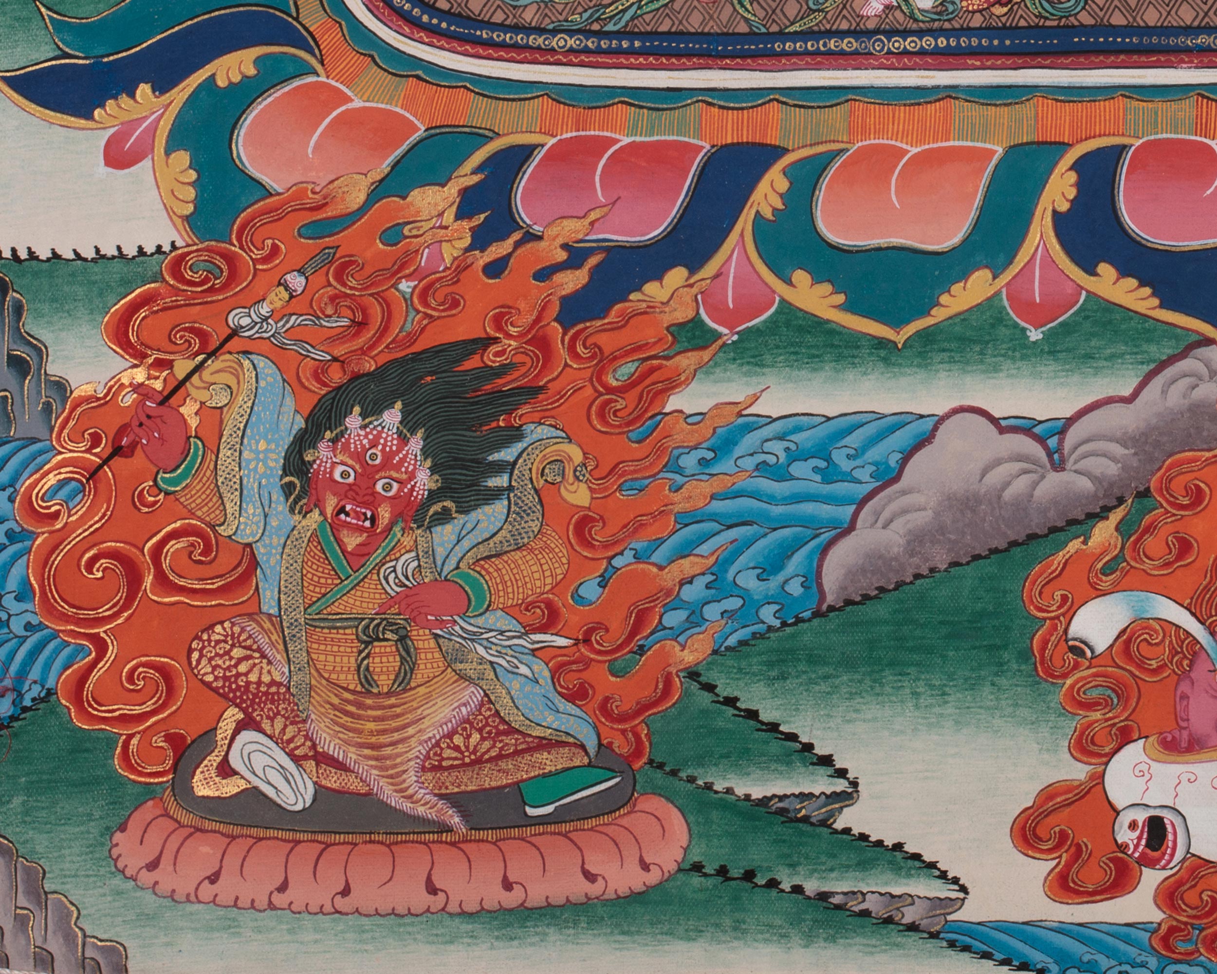 Heruka Yamantaka Thangka | The Wrathful Conqueror of Death
