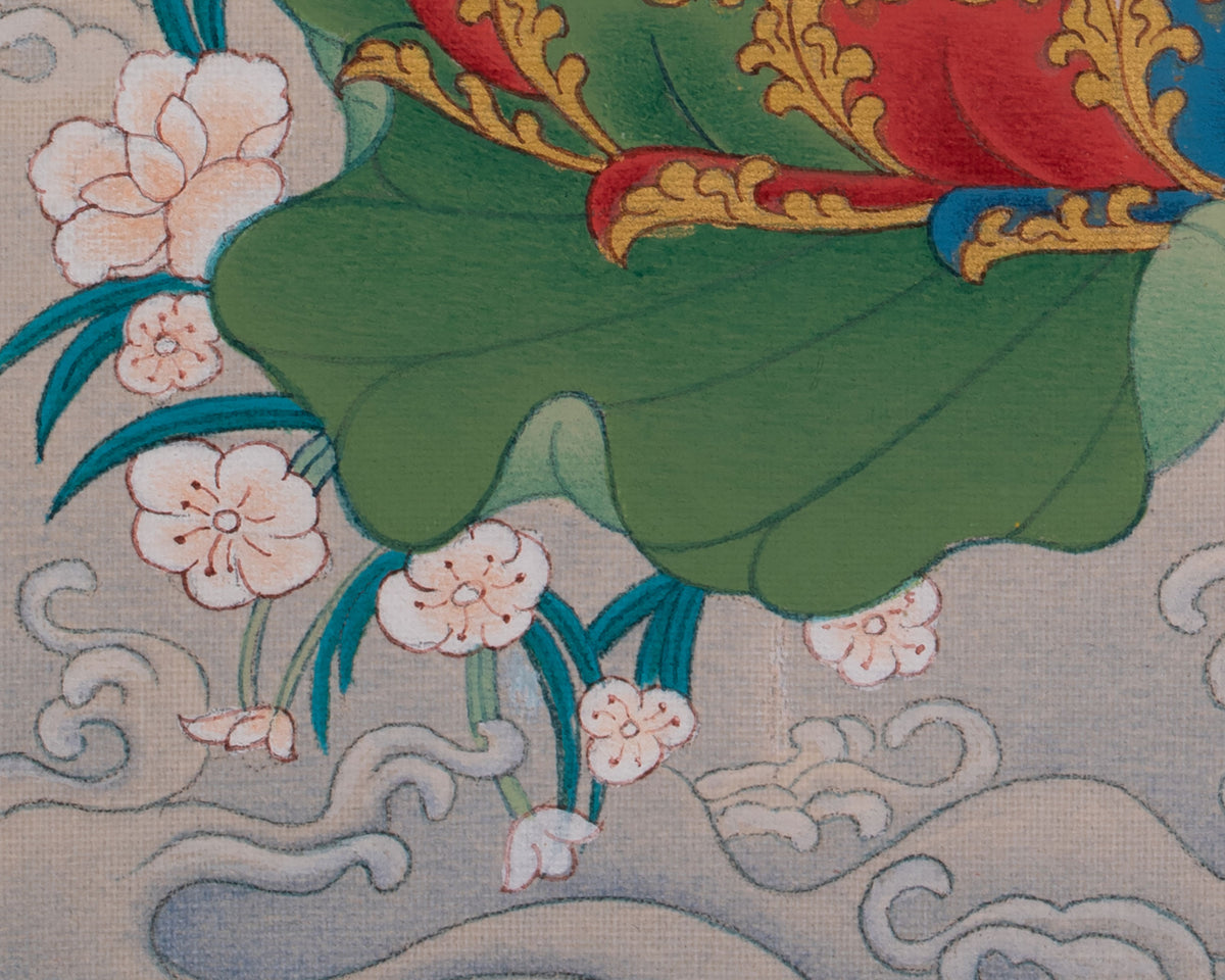Siddhartha Gautama Thangka Painting | Teacher of Enlightenment | Shakyamuni Buddha