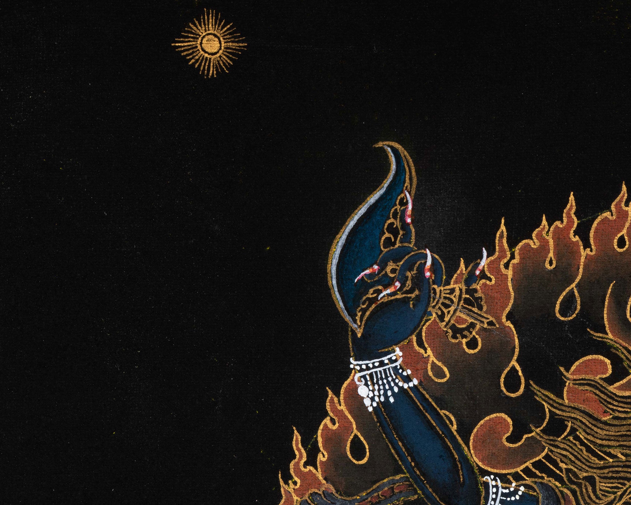 Wrathful Deity Simhamukha | Lion-Headed Dakini of Protection