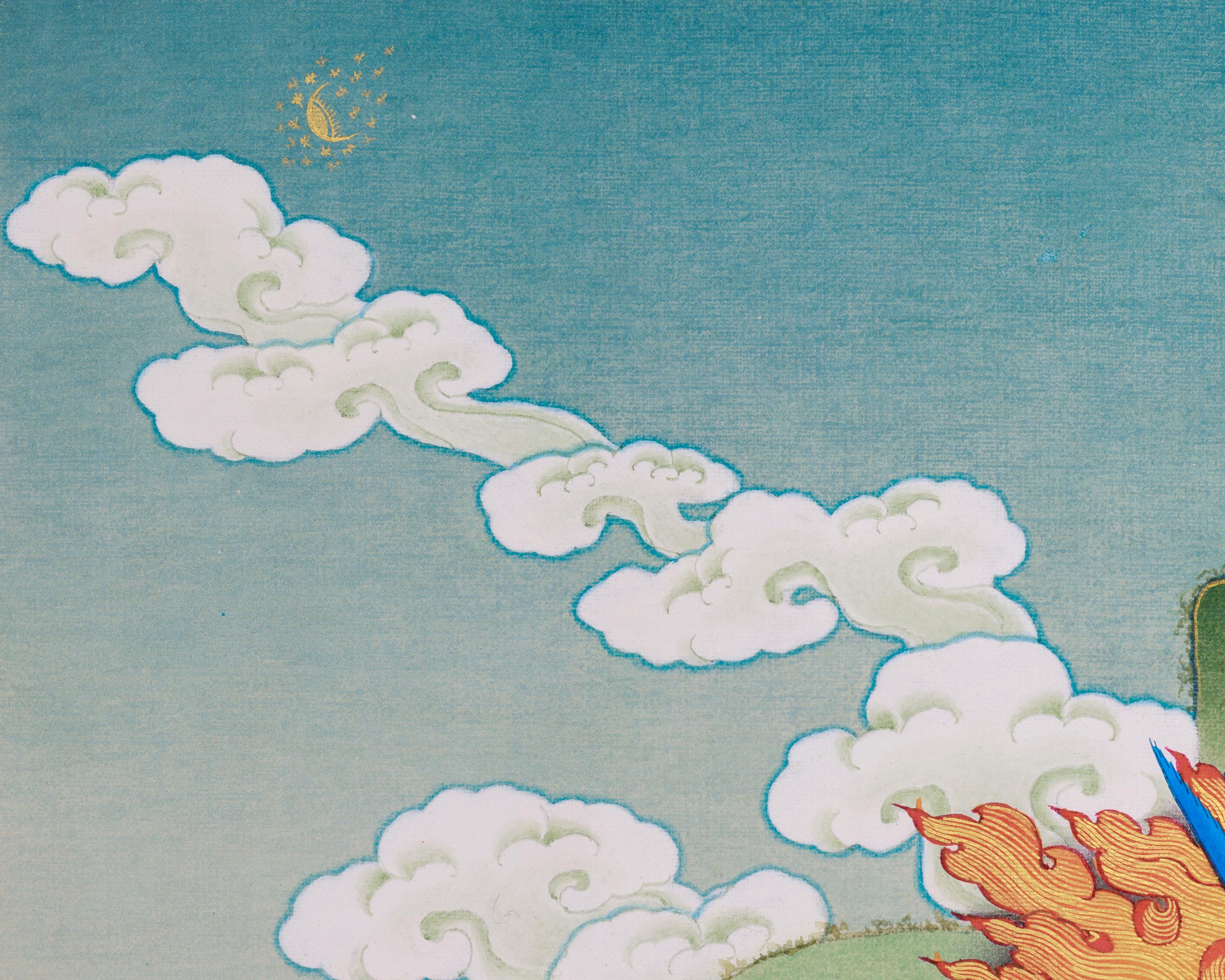 Sakya Mahakala Buddhist Art | Lord of the Pavilion | Fierce Protector Deity