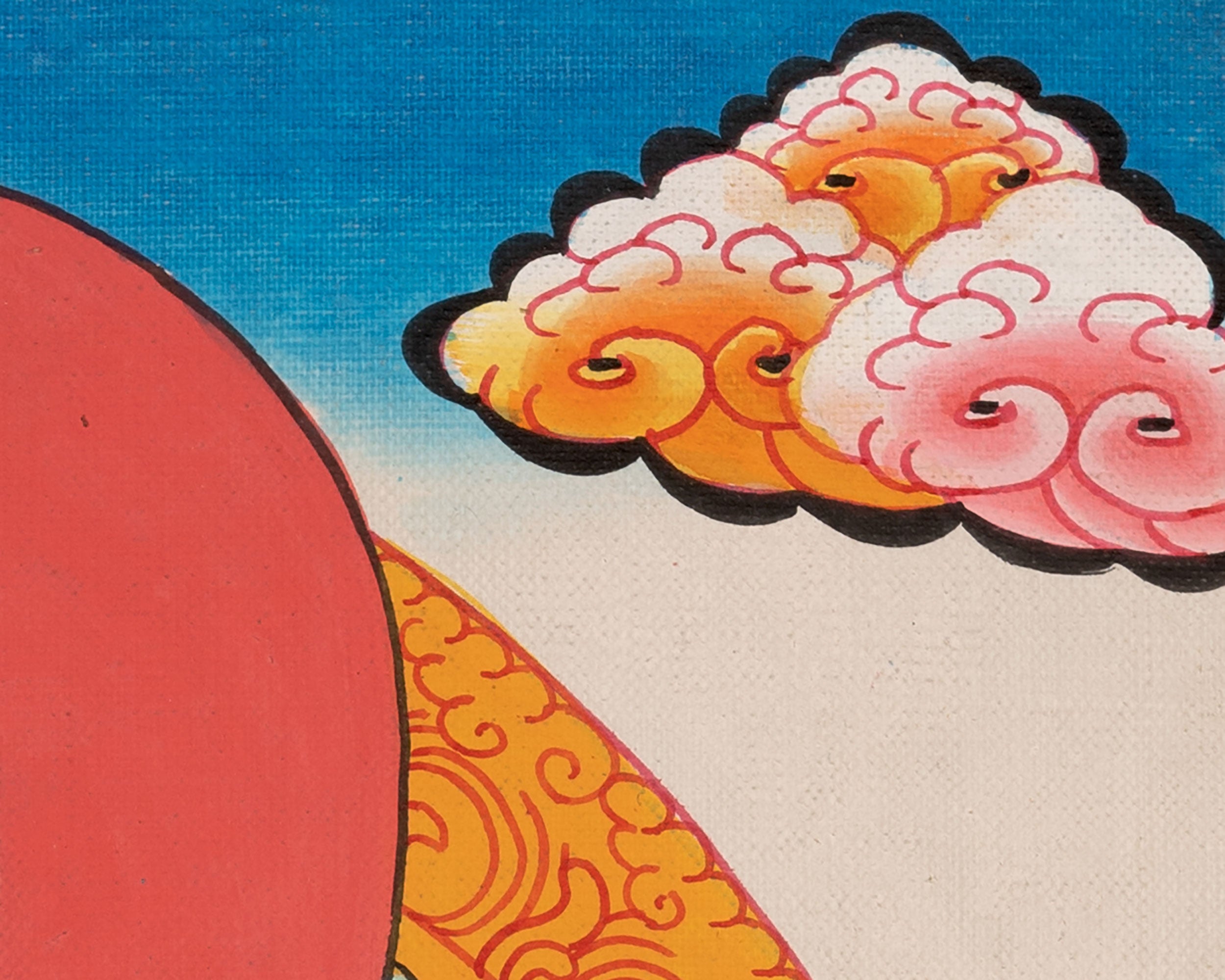 Sacred Samantabhadra Thangka | Primordial Buddha of Wisdom