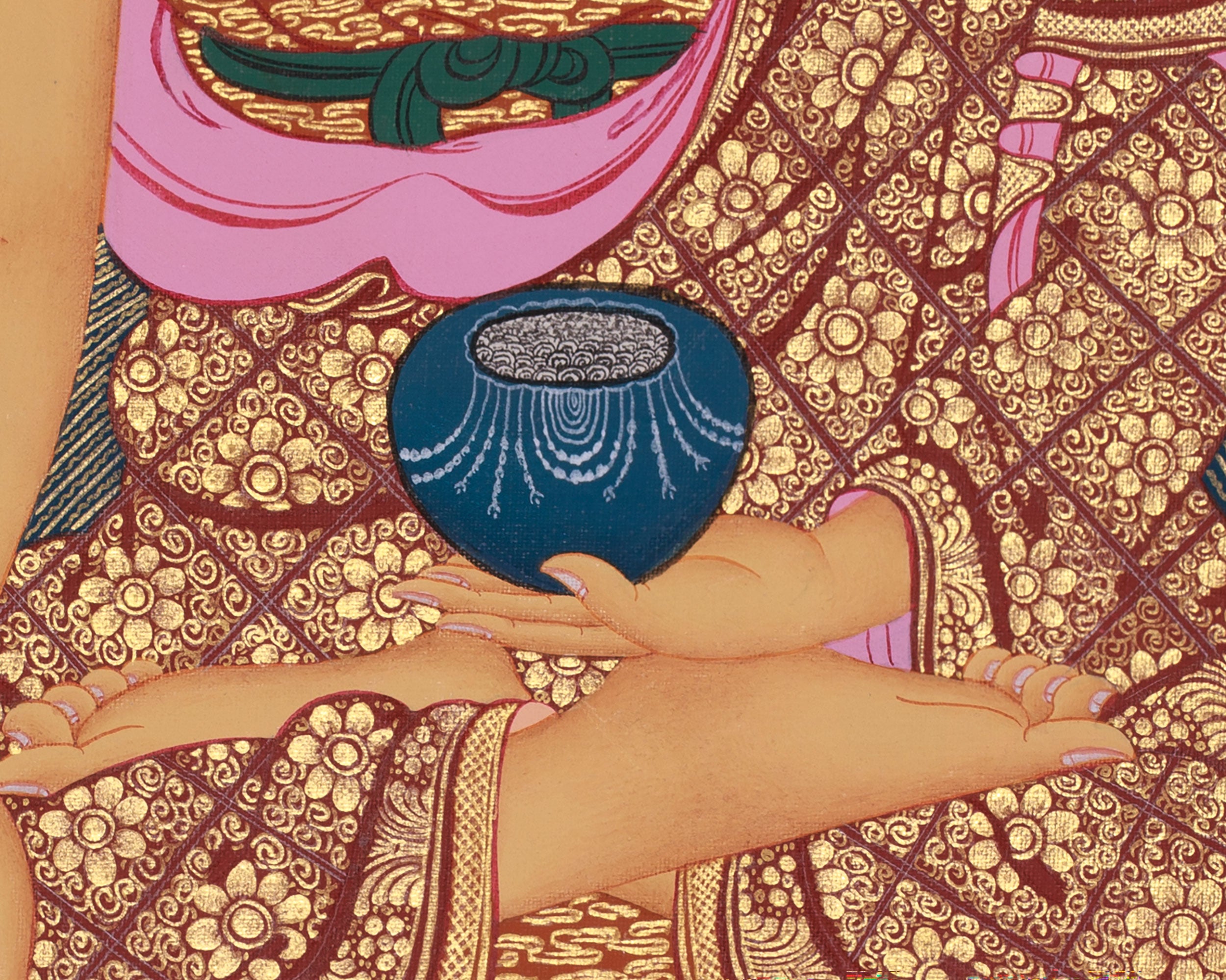 The Shakyamuni Buddha Thangka | Symbol of Enlightenment & Inner Peace
