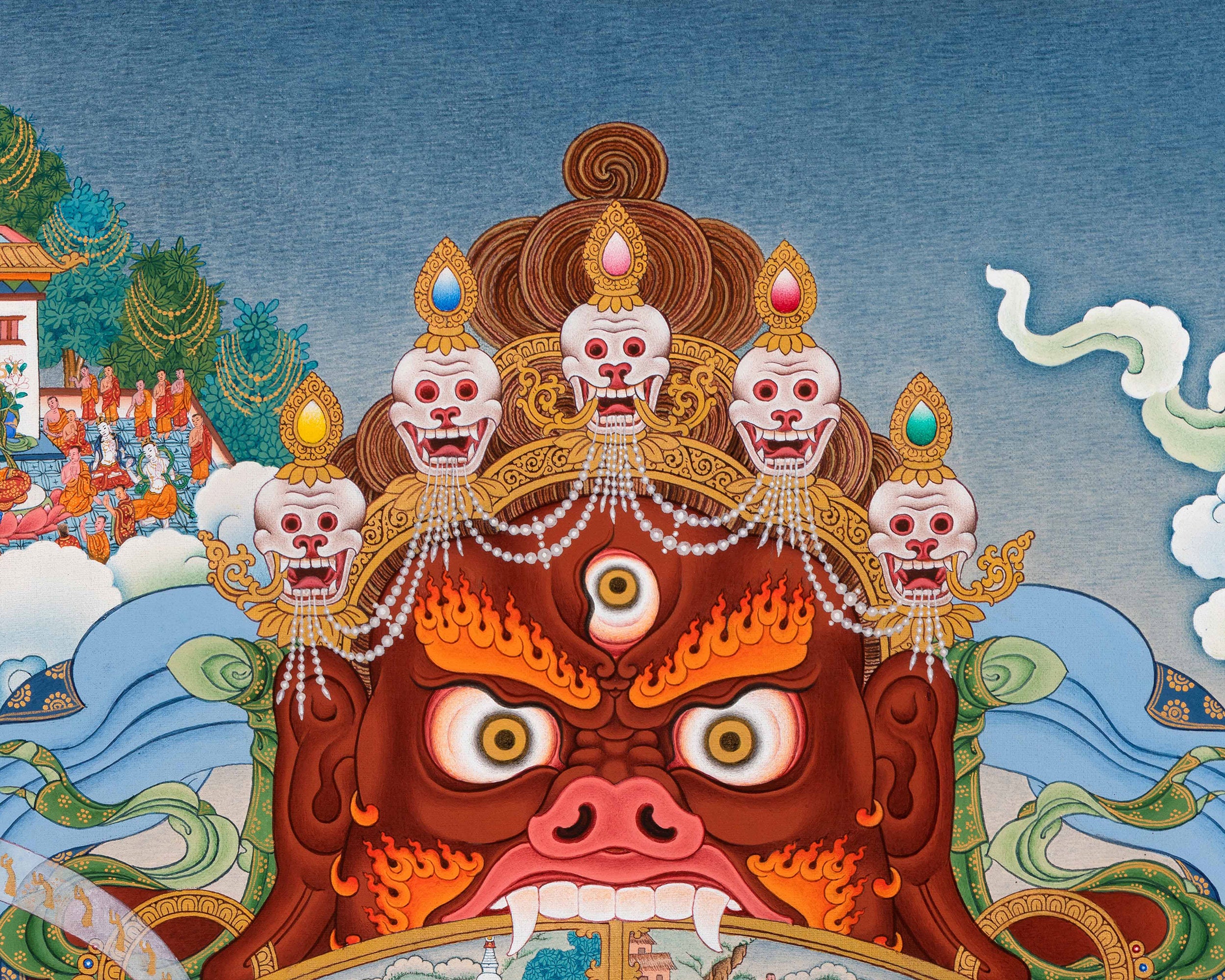 Wheel of Life Thangka Painting