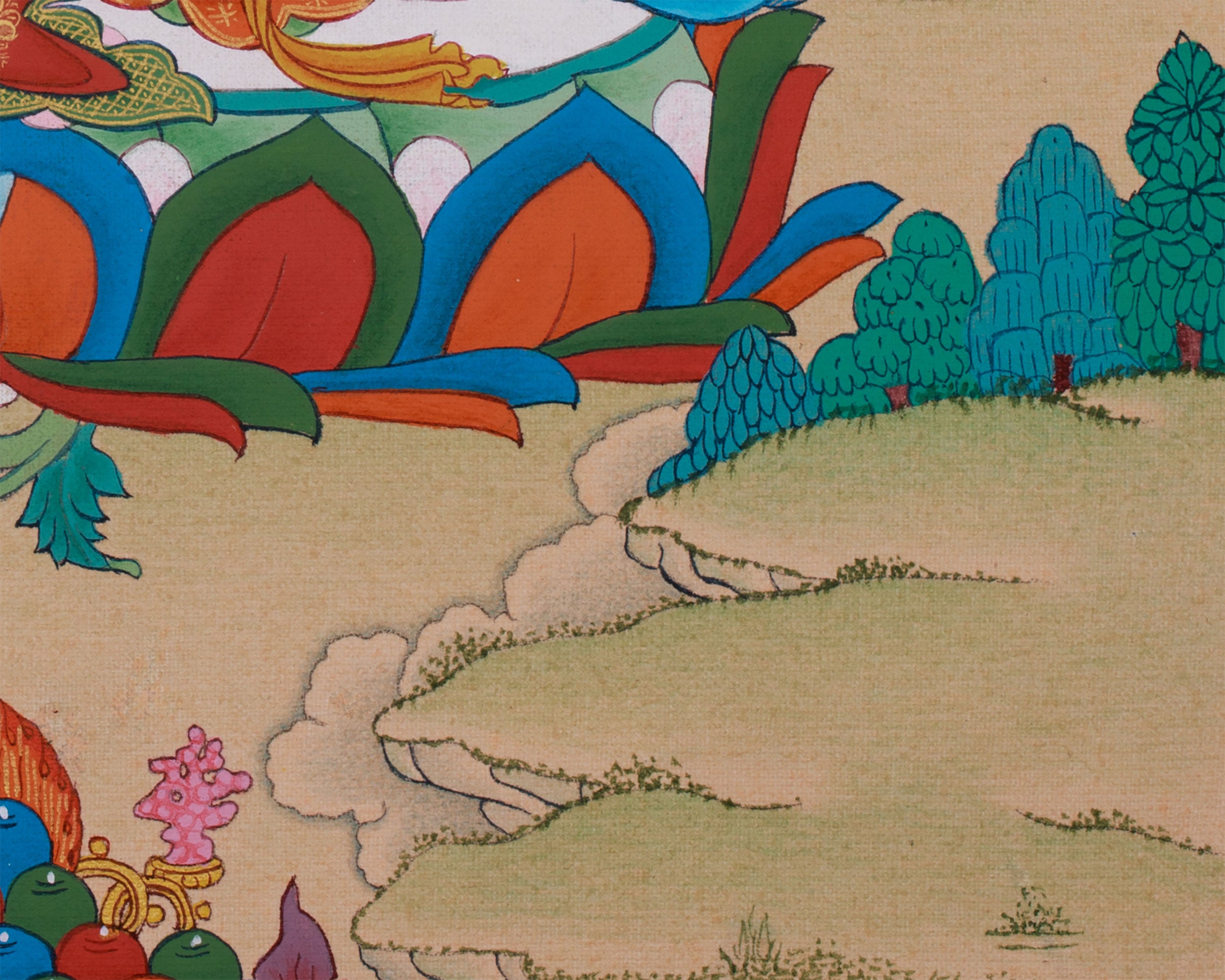 Tibetan Buddhist Deity, Green Tara | Female Bodhisattva of Compassion