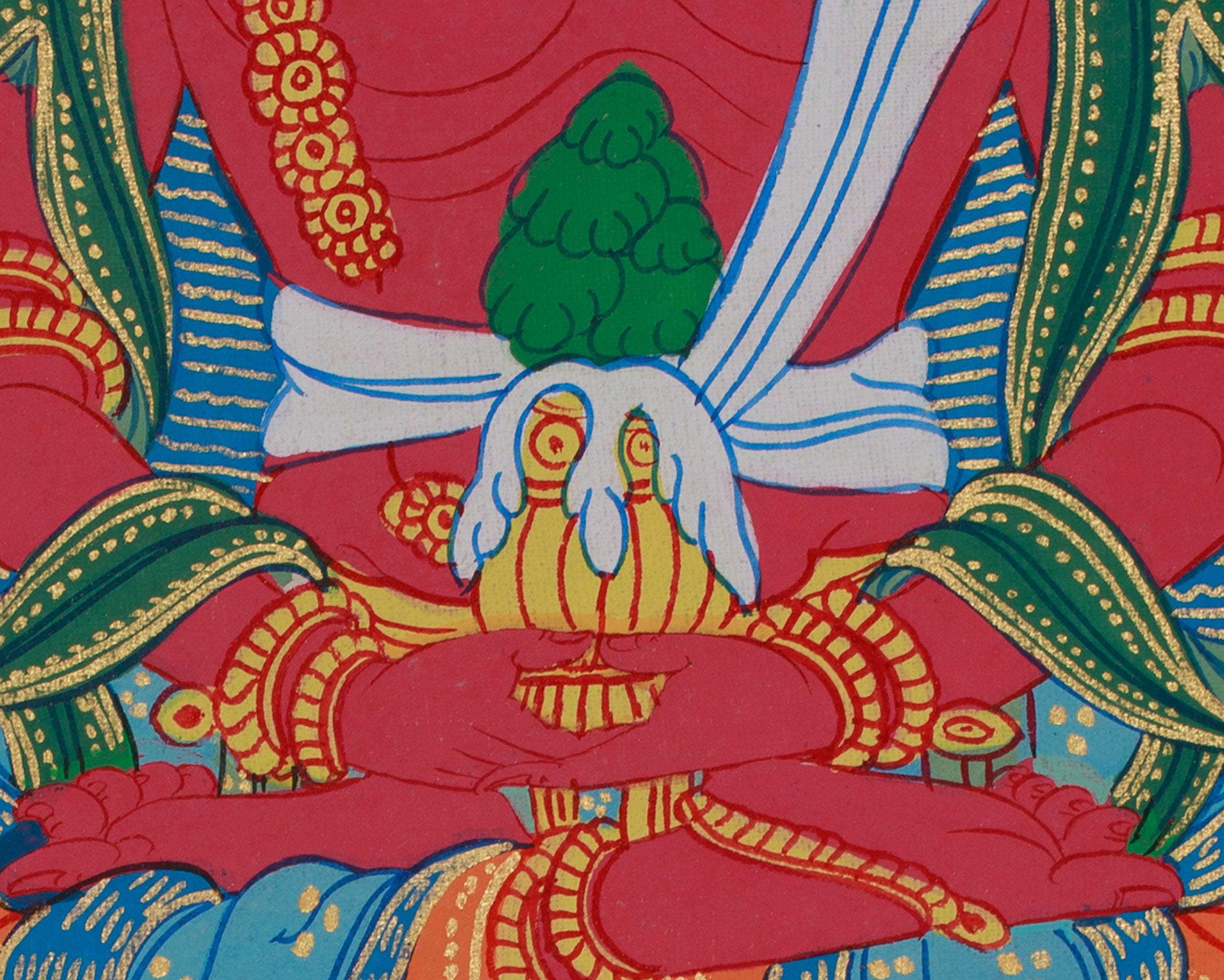 Longevity Buddha, Amitayus | Thangka for Healing and Long Life