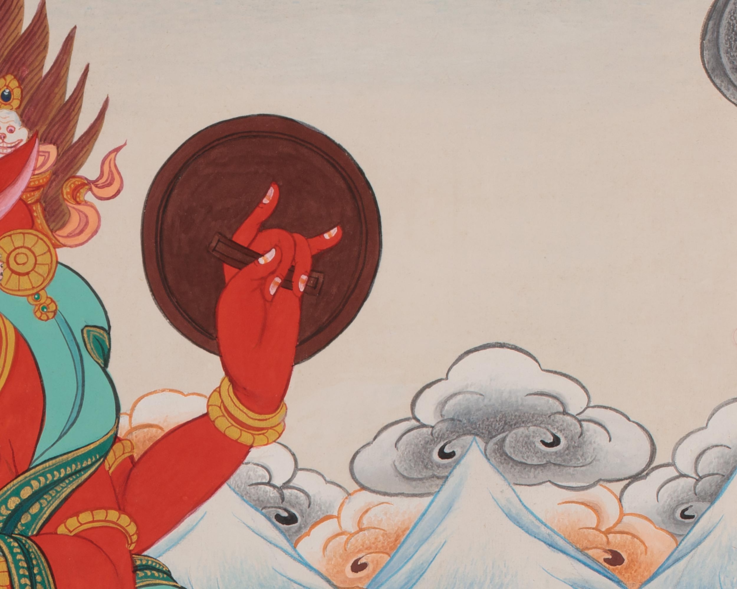 Garuda Thangka | Buddhist & Hindu Deity of Protection