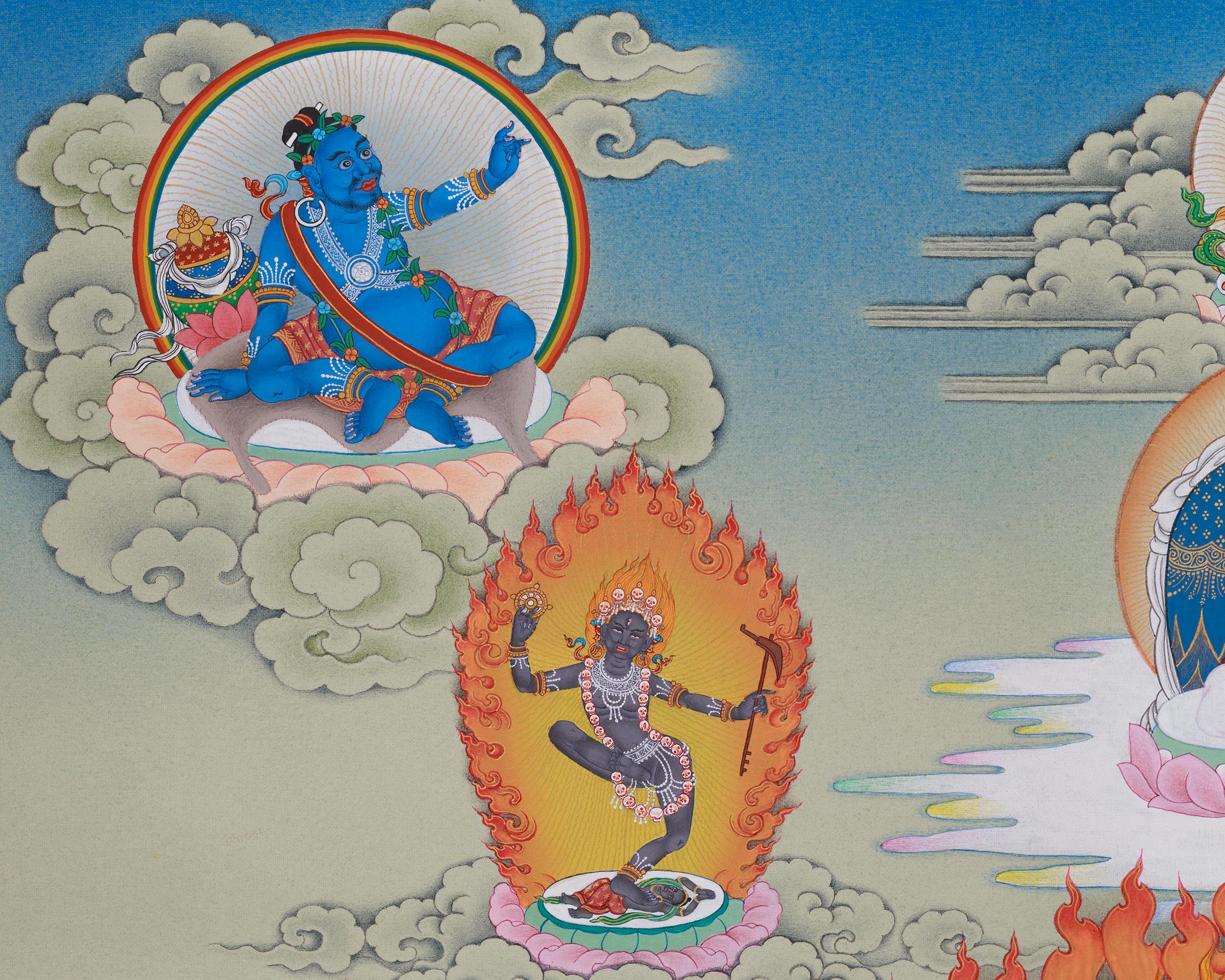 Authentic Hevajra Thangka | Symbol of Enlightened Union, Wisdom & Transformation
