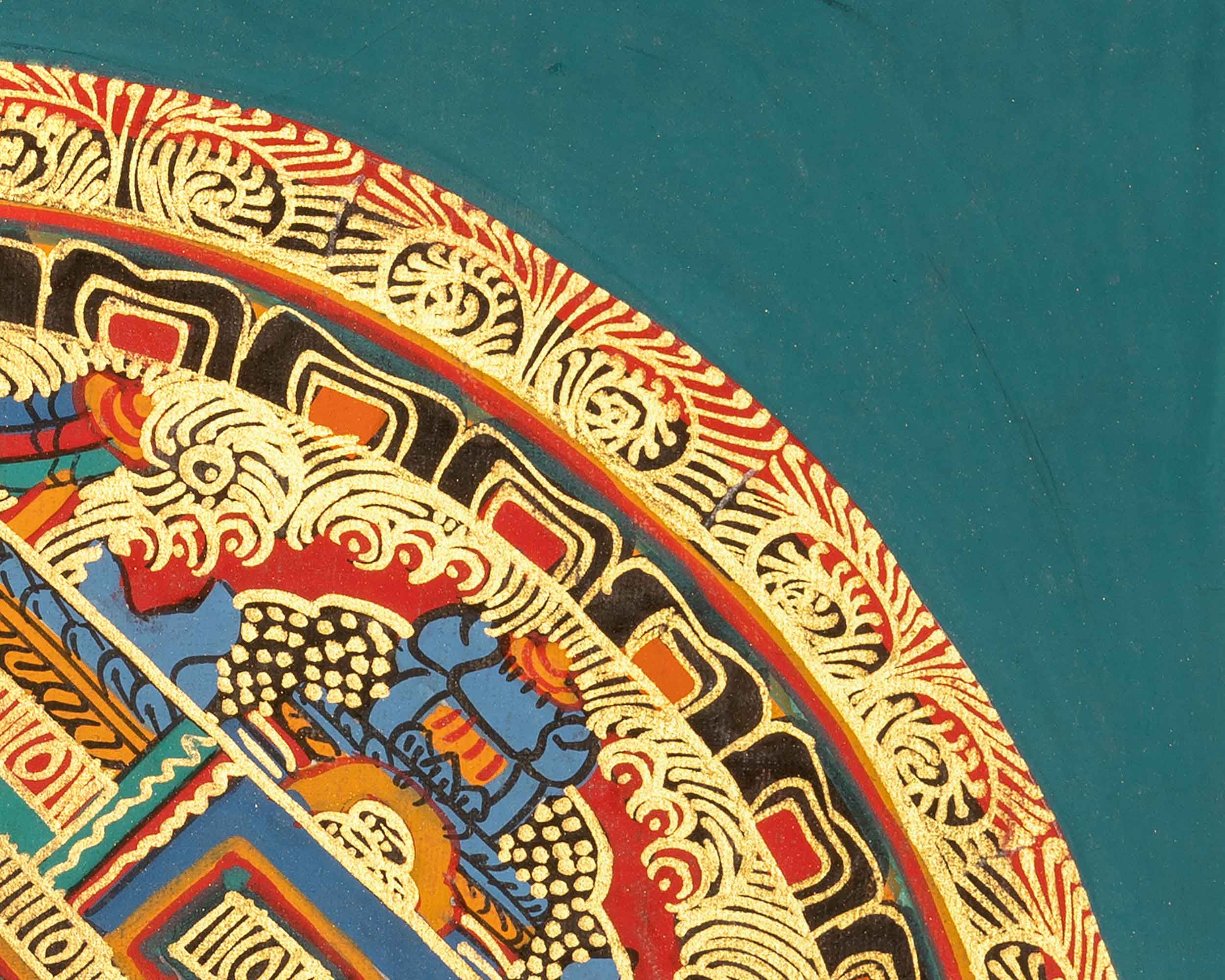 Om Mandala Artwork | Vibrant Symbolism for Inner Peace & Enlightenment