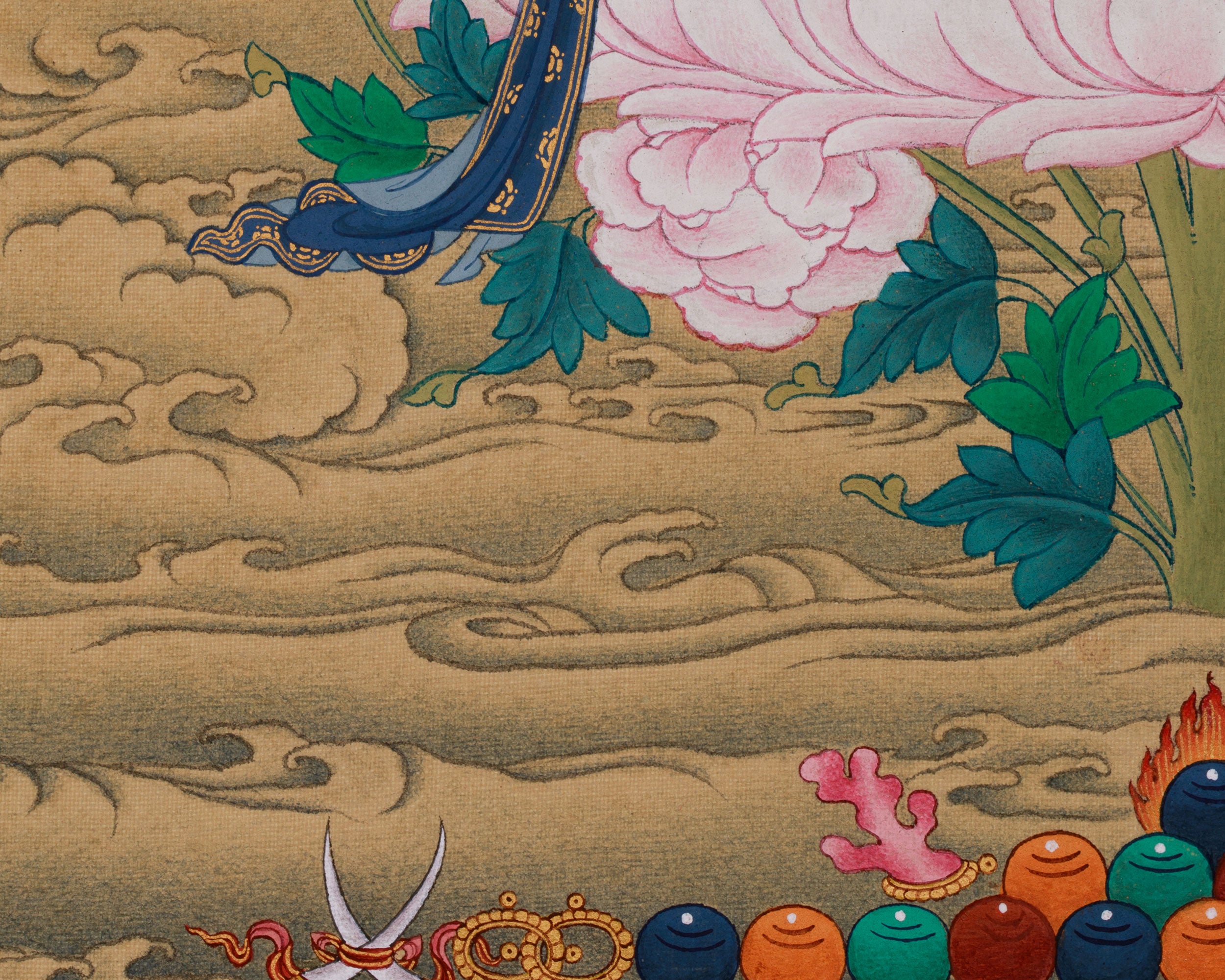 Vajrasattva, Purification Buddha Thangka | Spiritual Transformation
