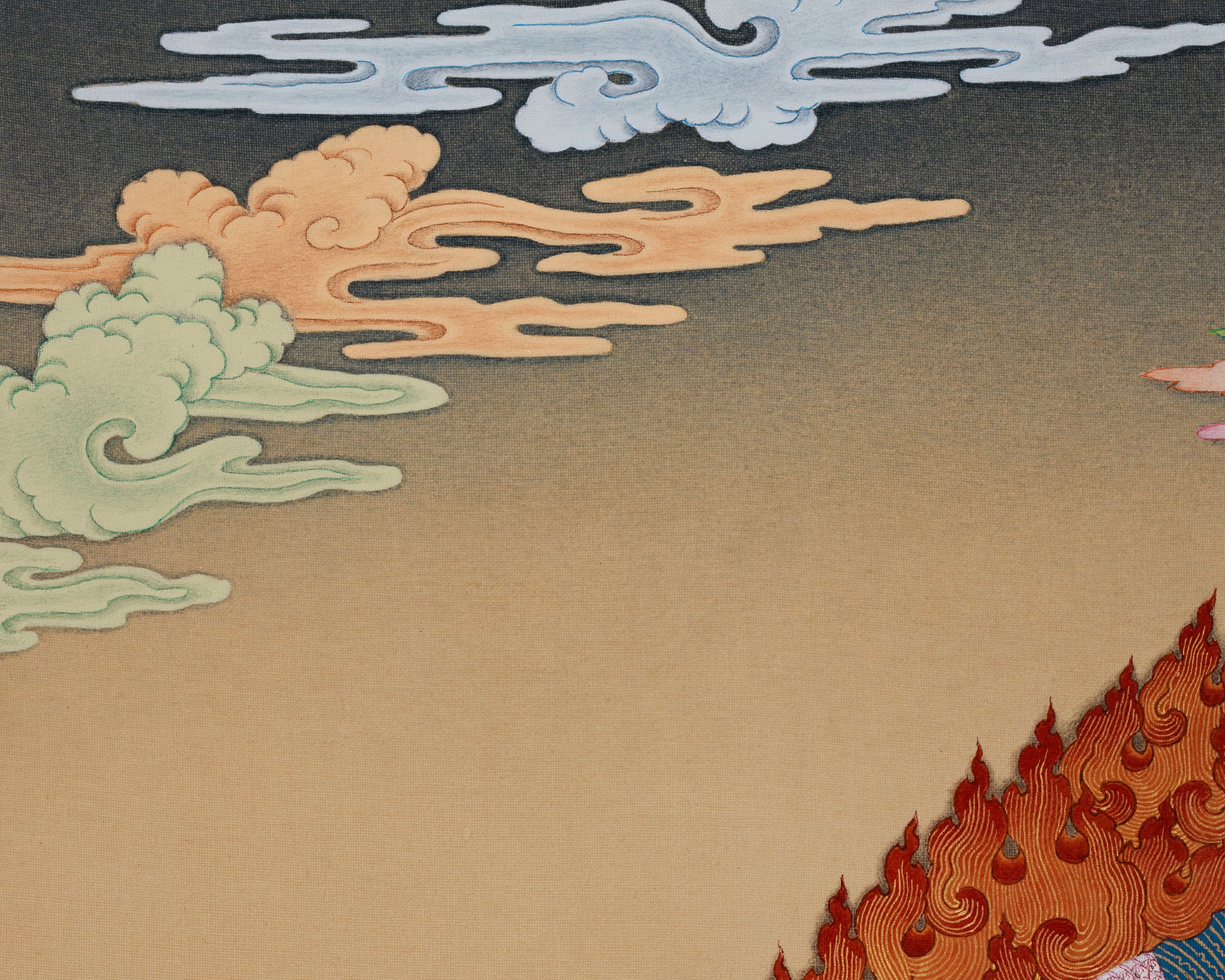 Buddhist Deity Dukar Thangka | The Supreme Protector