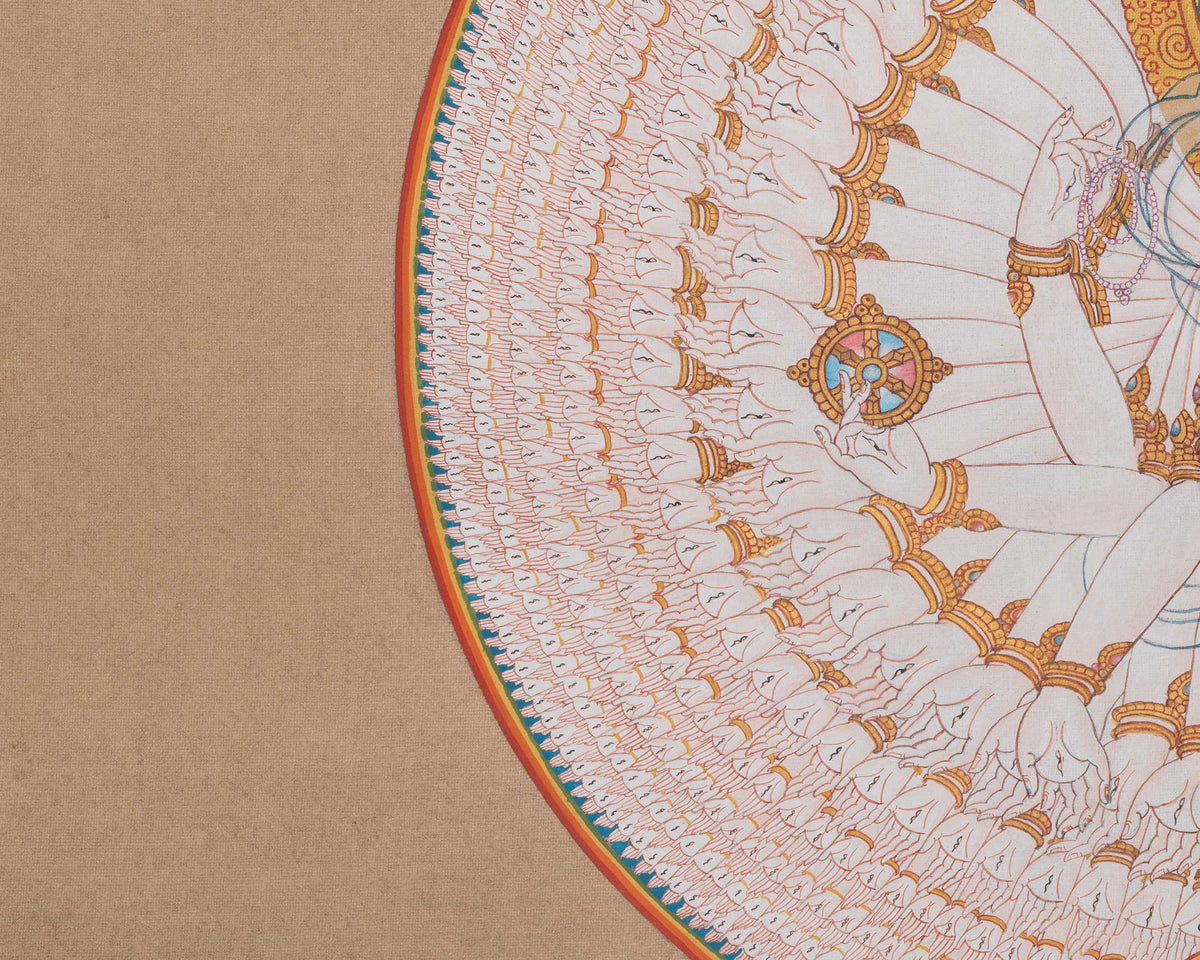 Tibetan 1000 Armed Chenrezig | Bodhisattva of Compassion