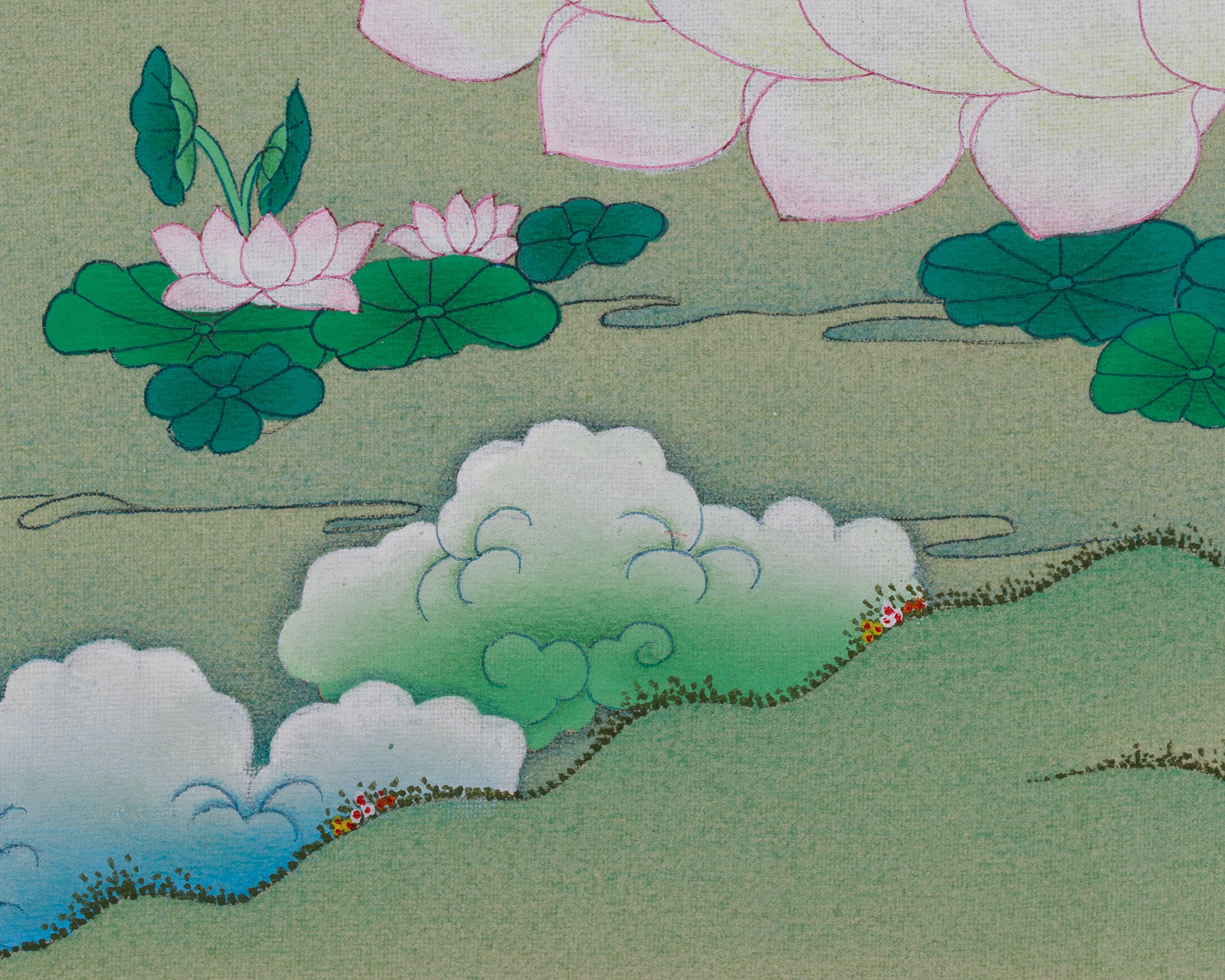 Traditional Art of Four-Armed Chenrezig | Bodhisattva of Boundless Compassion