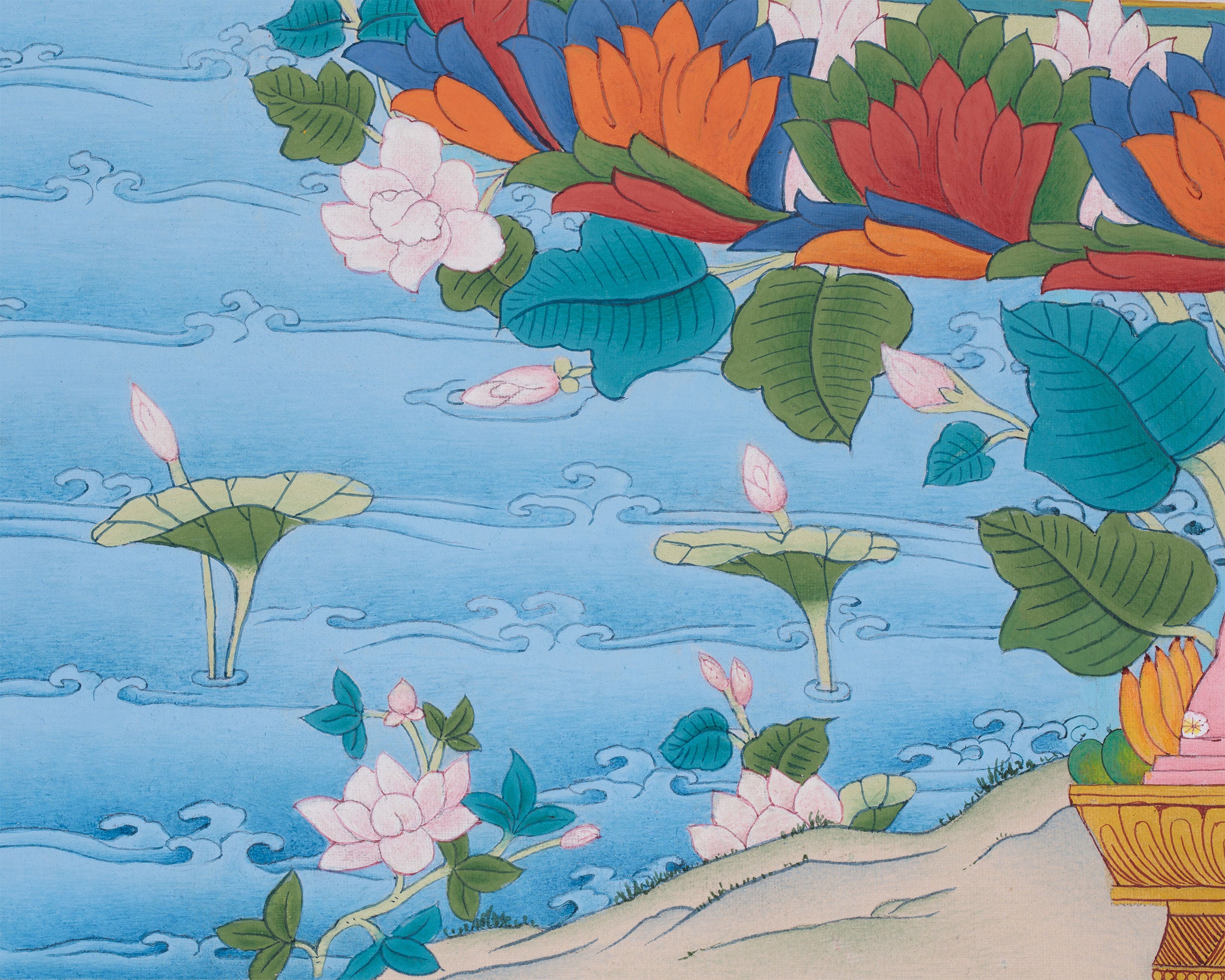 Precious Guru Padmasambhava Artwork | Rinpoche In Rainbow Body Form