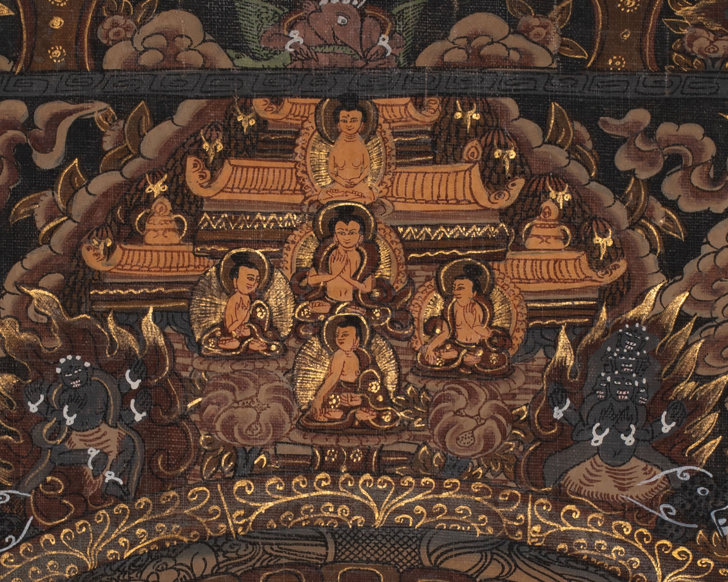 Deity Mandala Thangka | Mandala for Meditation & Visualization