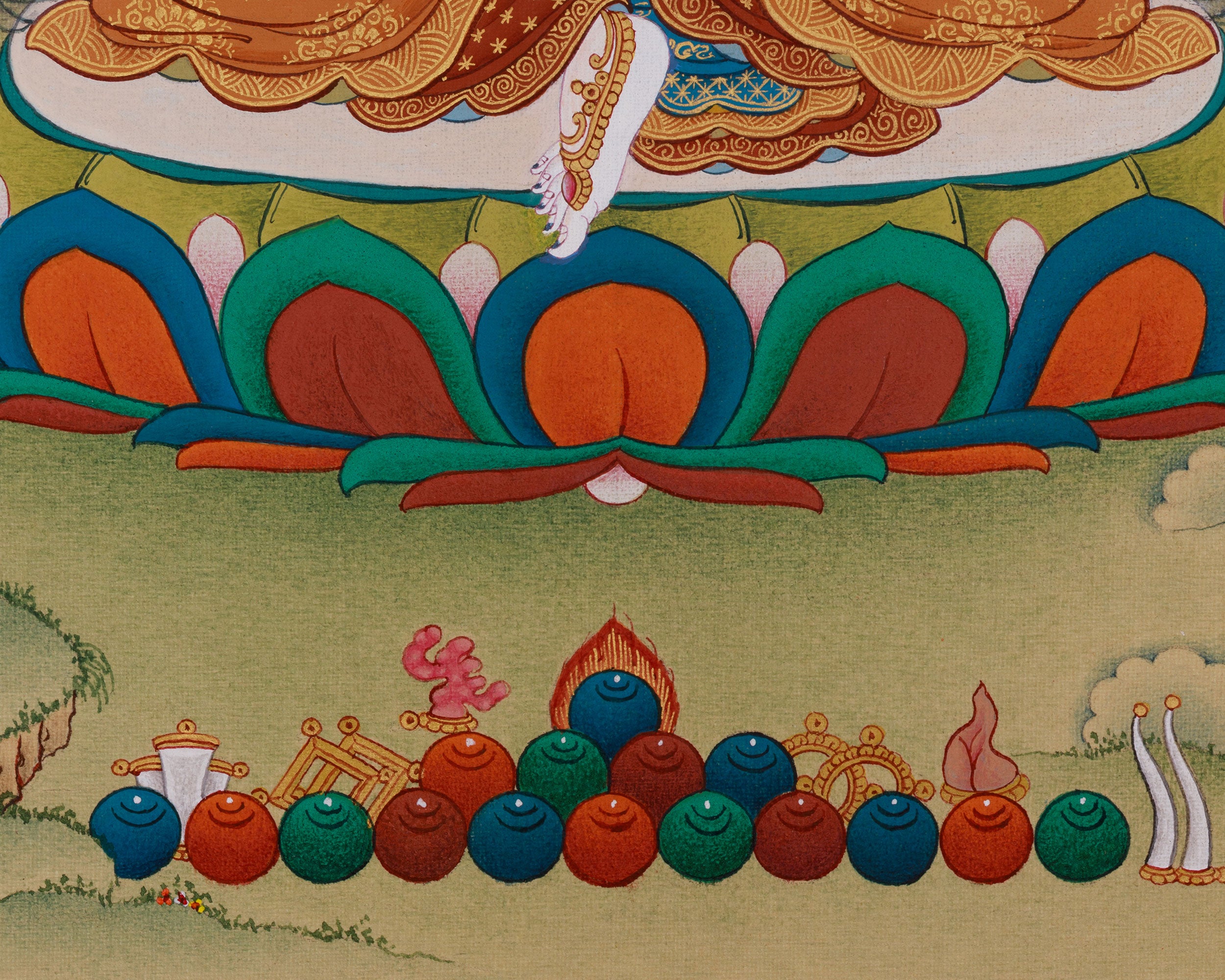 Yeshe Tsogyal Painting | Buddhist Tantric Goddess