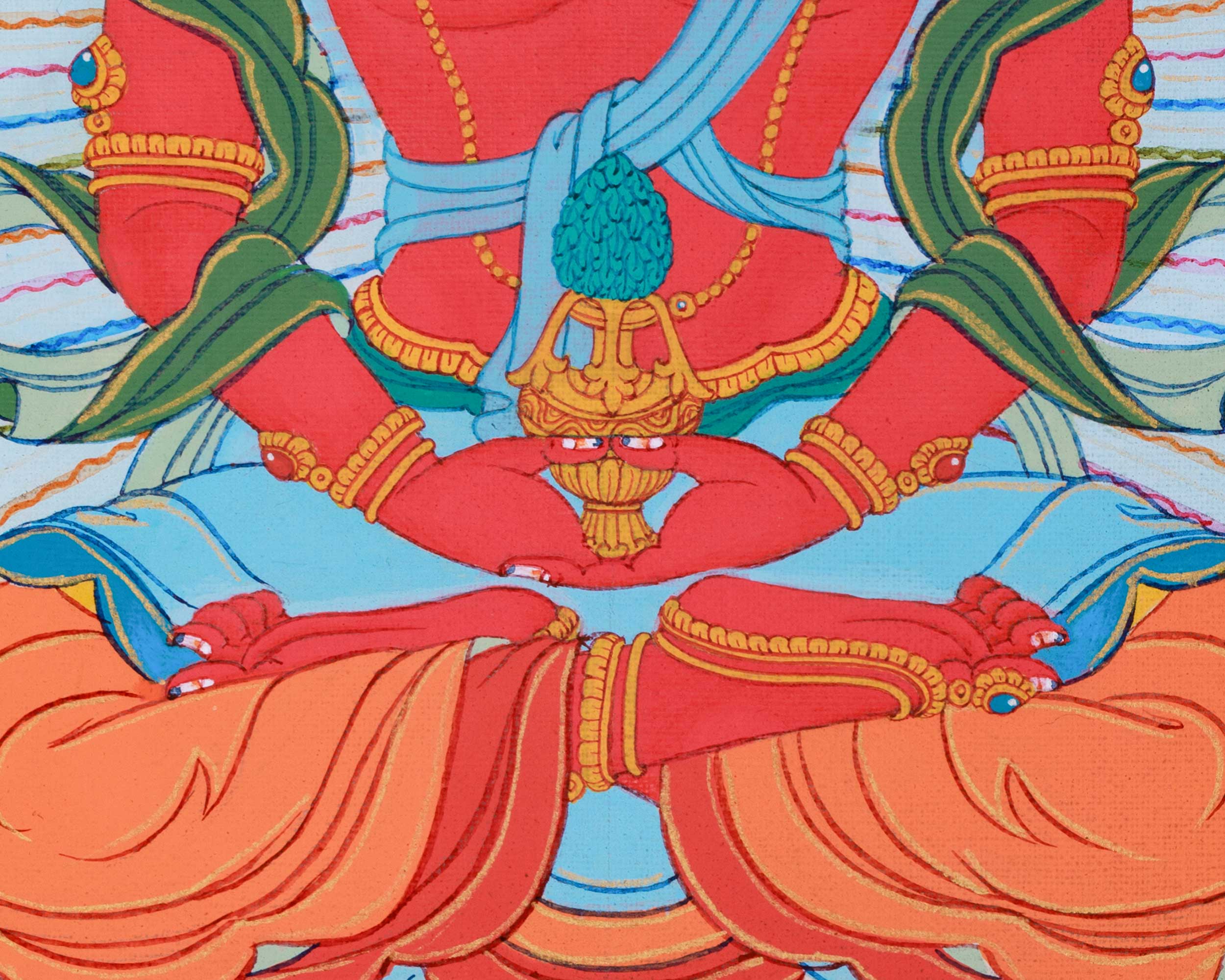 Small Amitayus Thangka