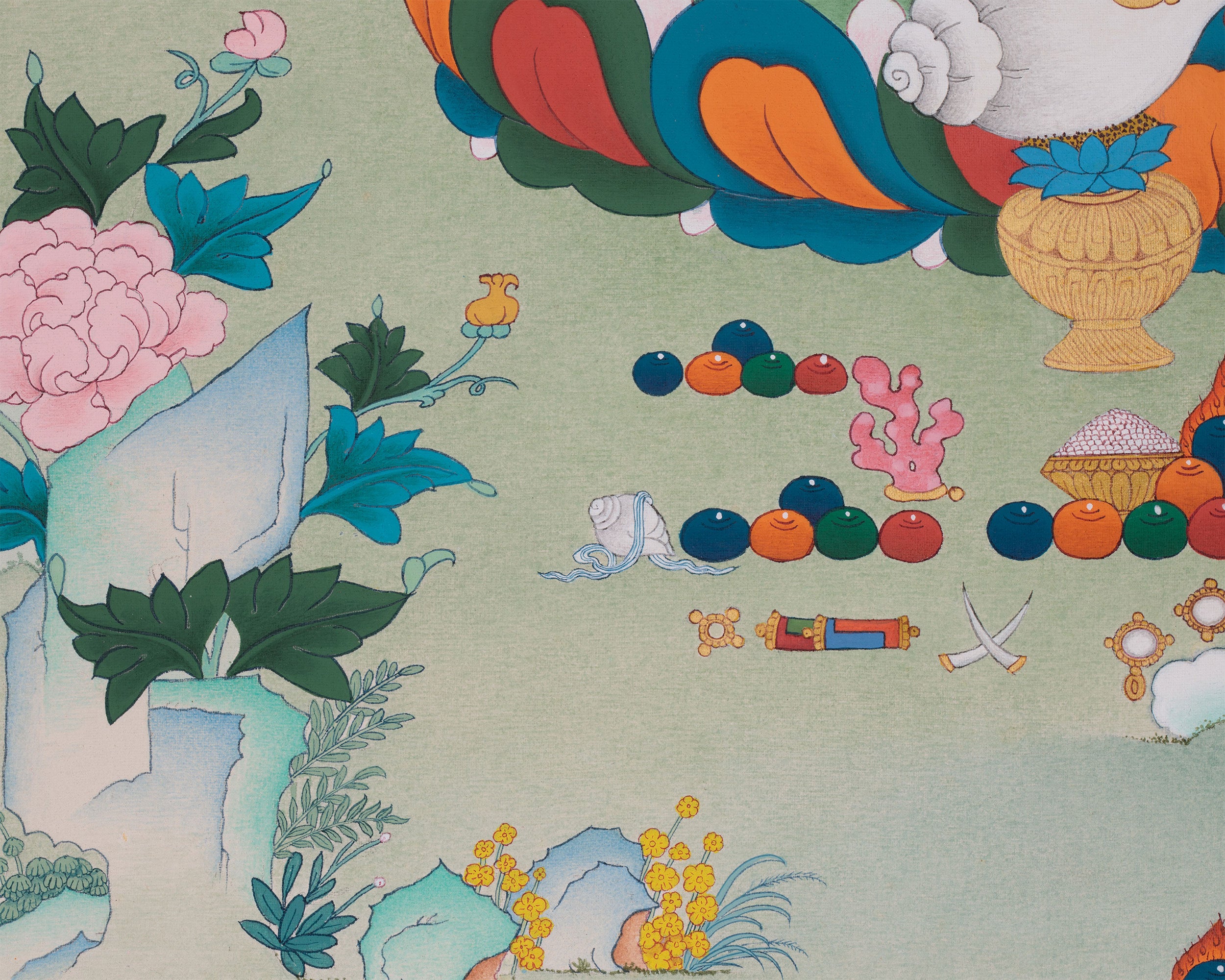 Tibetan Buddha of Wealth Dzambhala | Protector of Prosperity and Success