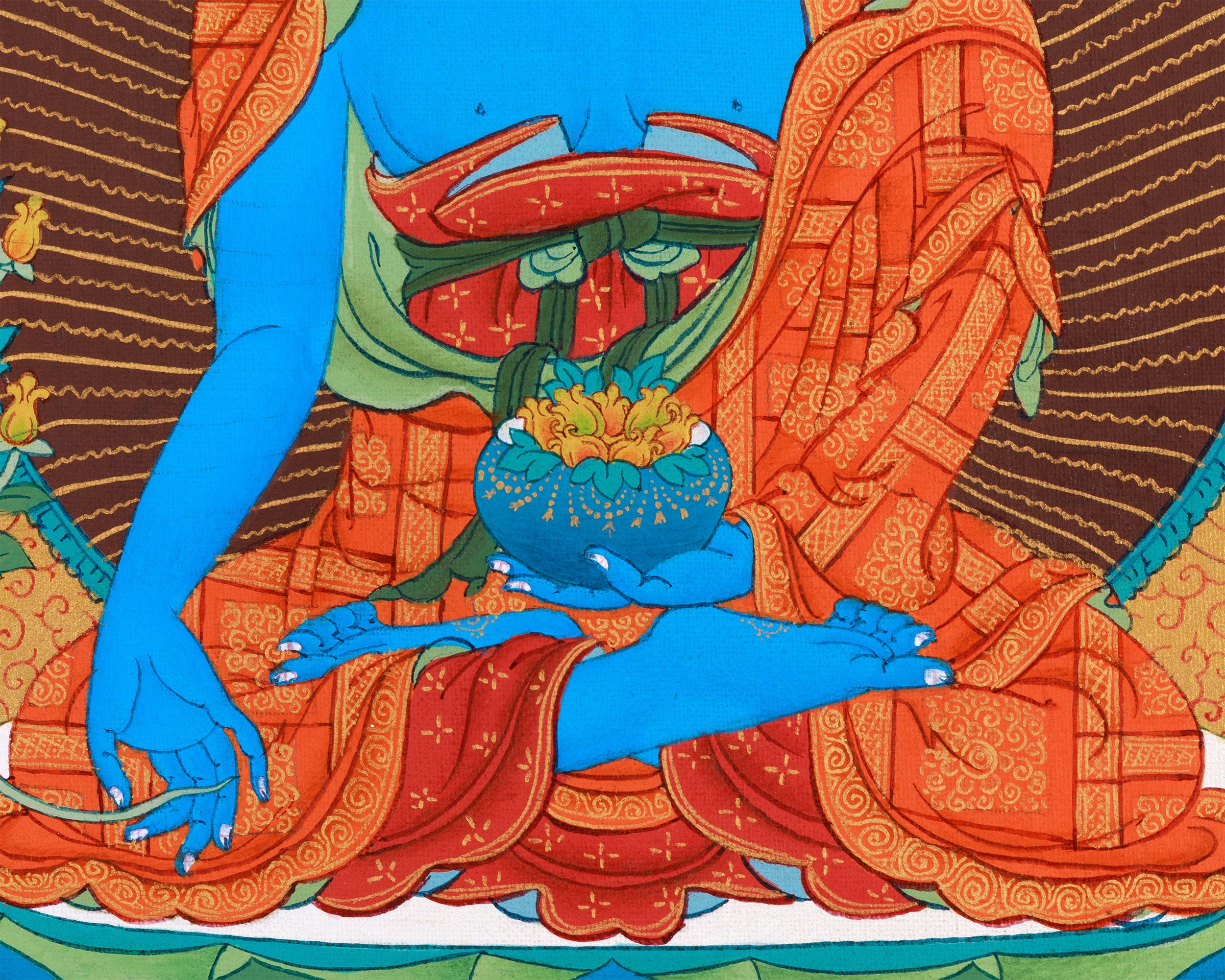 Medicine Buddha Figure | Symbol of Healing and Enlightenment