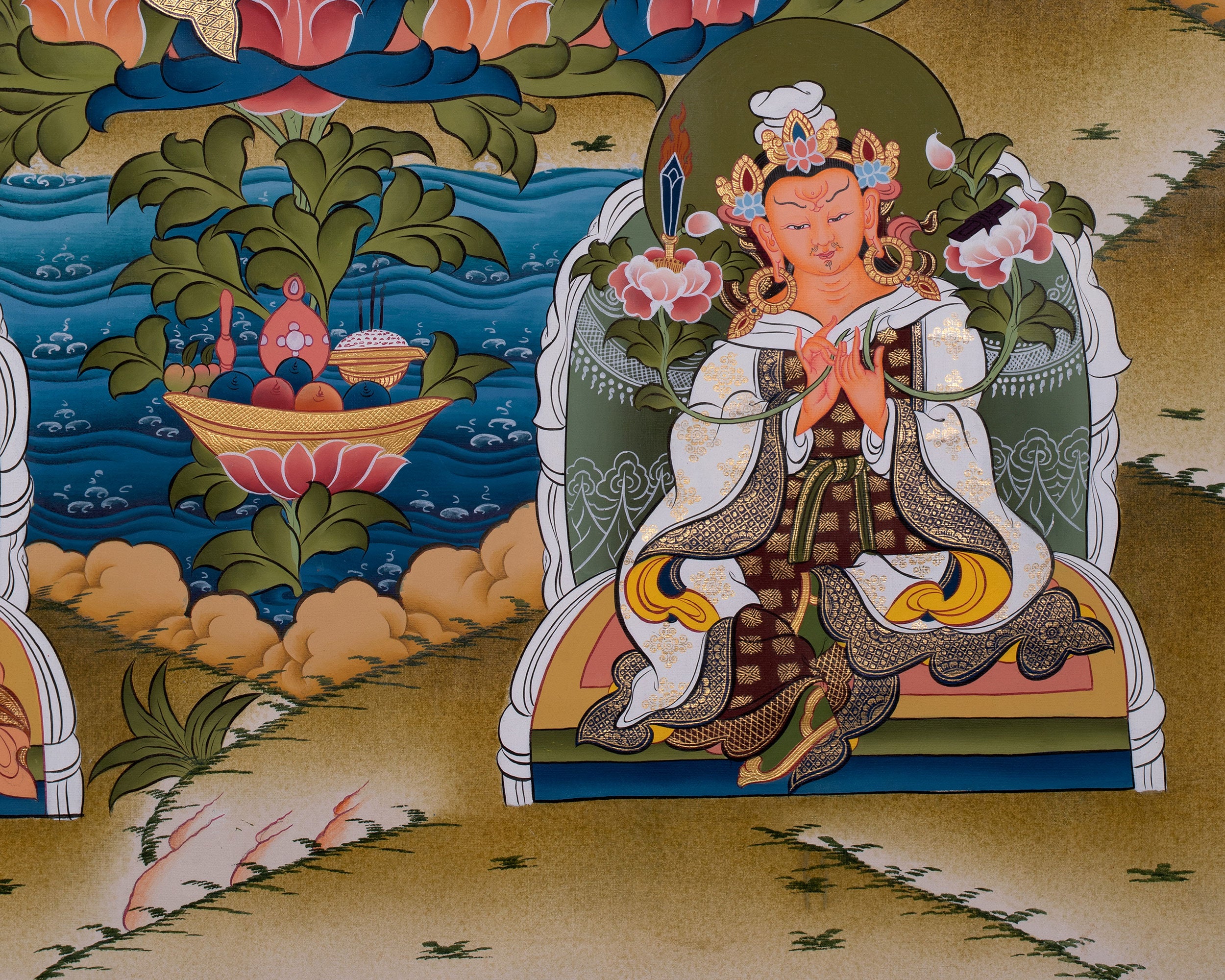 Guru Rinpoche/Guru Padmasambhava Thangka | Tibetan Wall Arts
