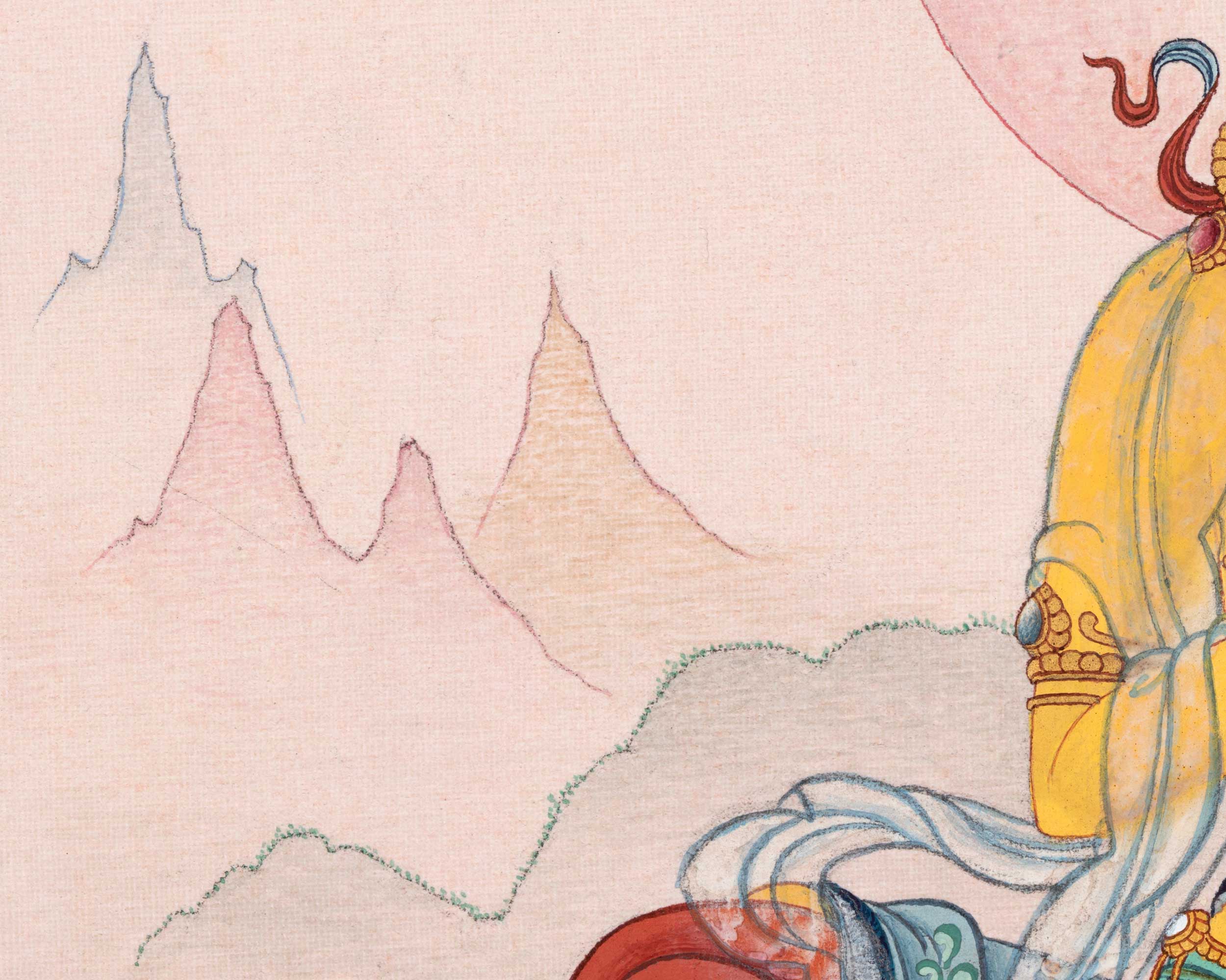 Siddhi Sambhava Tara | 21 Tara of Surya Gupta Thangka