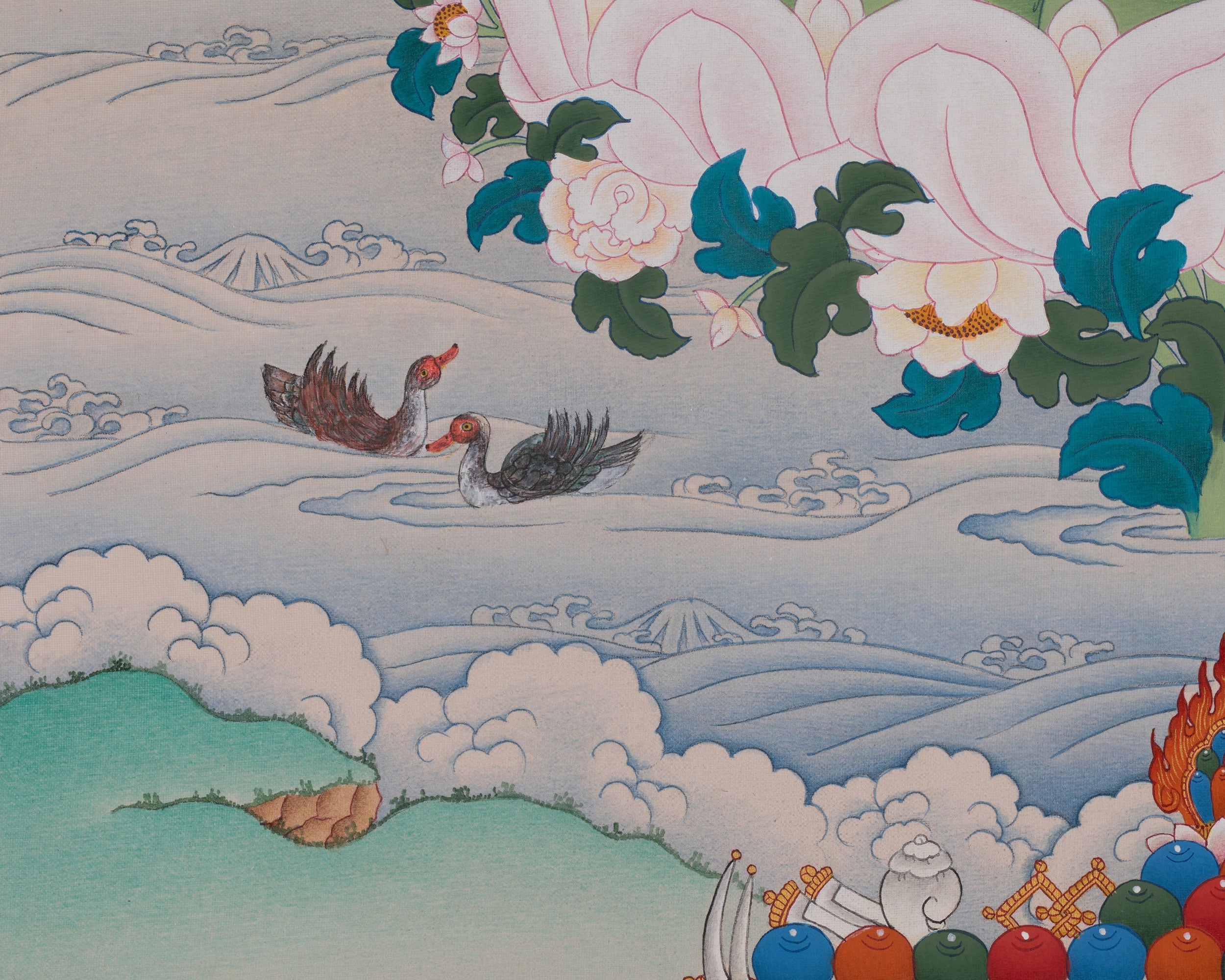 Vajrasattva Sacred Artwork | The Buddha of Purification | Dharma Protector