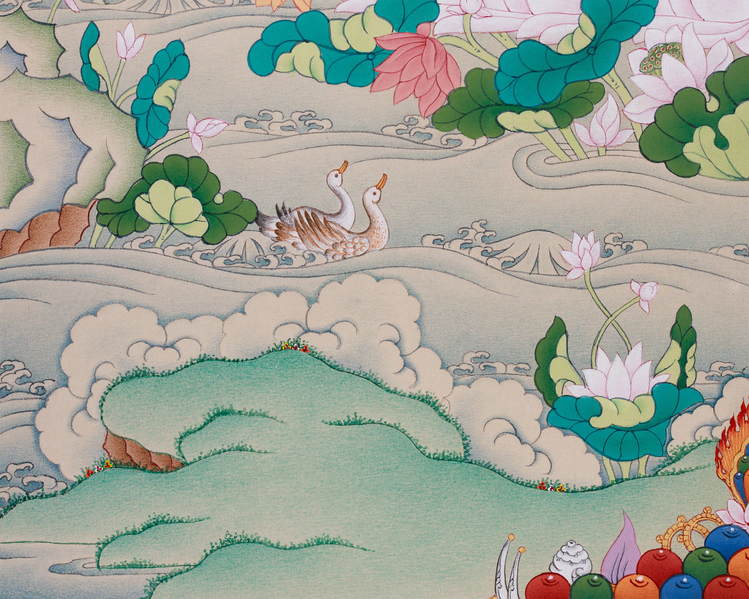 Tibetan Bodhisattva Four Armed Chenrezig | Buddha of Compassion