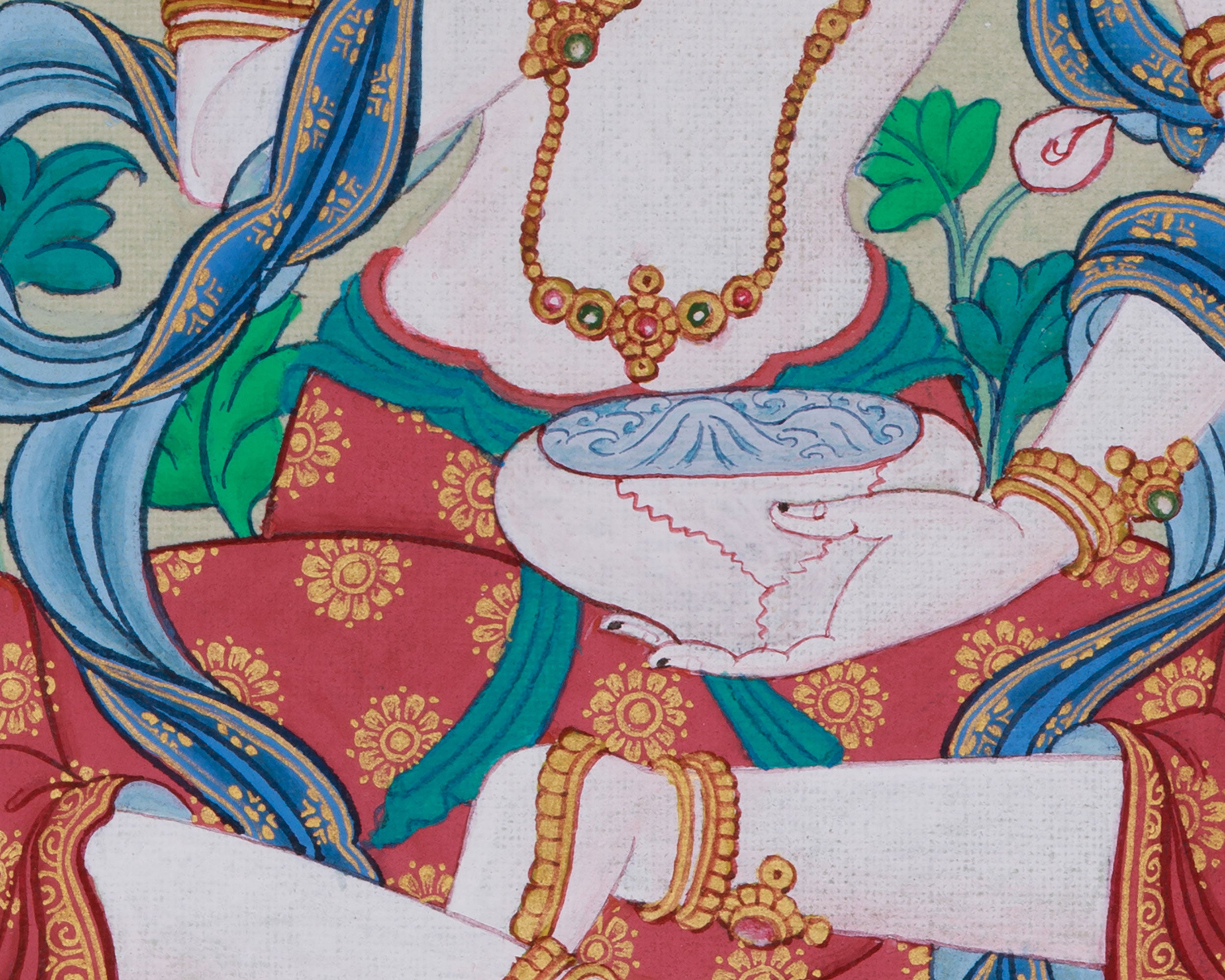 Princess Yeshe Tsogyal Thangka | Tantric Goddess of Wisdom