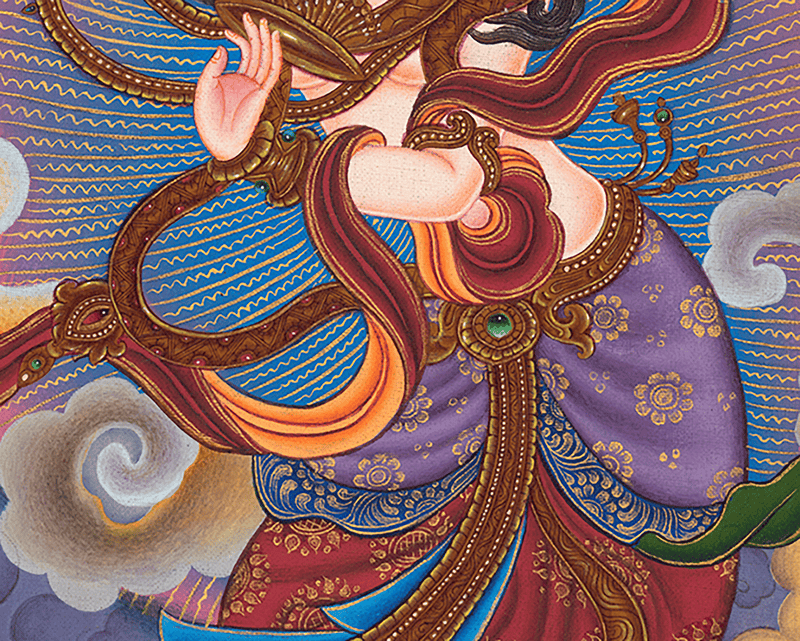High-Quality Ganga Canvas Print |  Nepal Art
