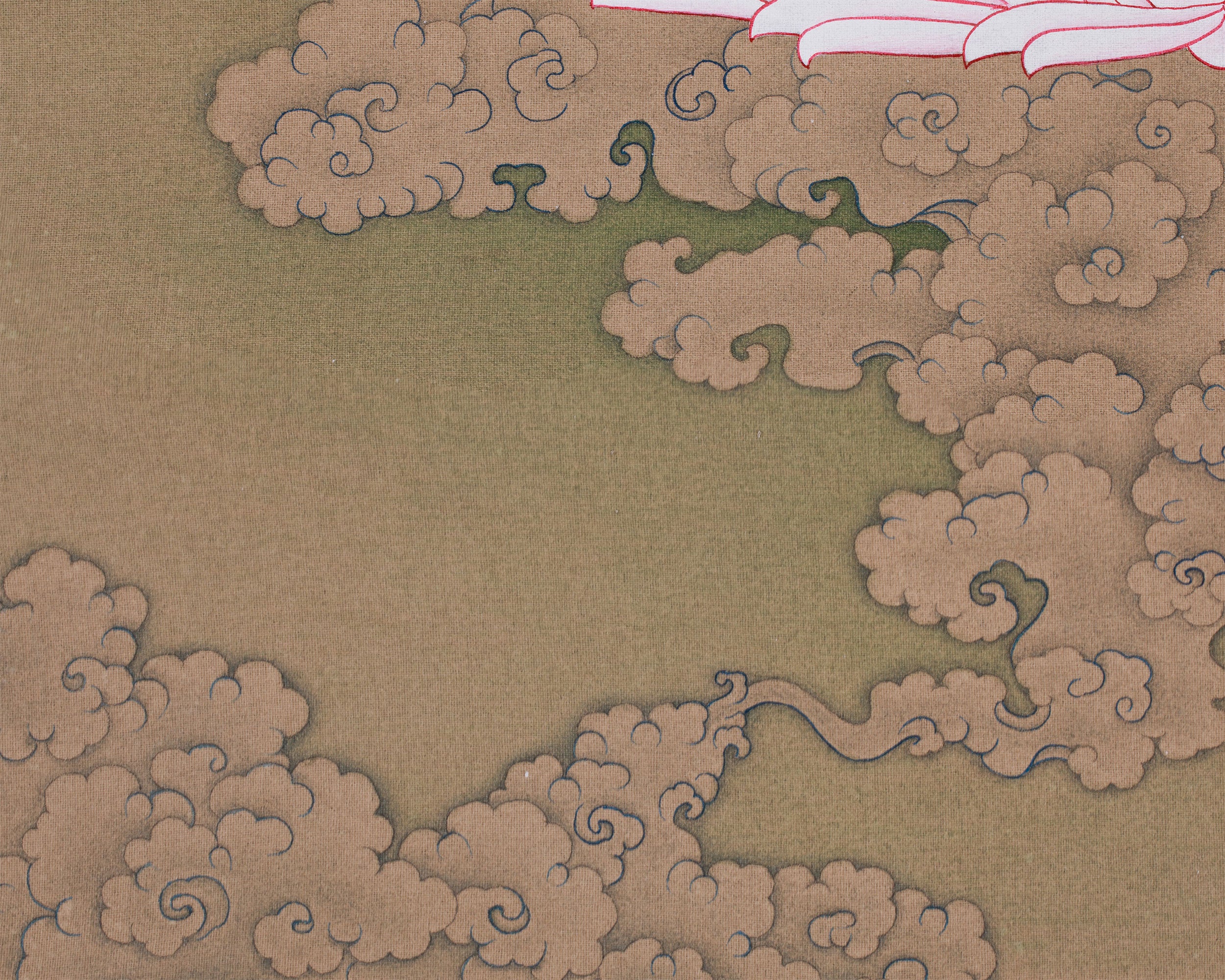 Hand-Painted Bodhisattva Chenrezig Buddha | Compassionate Deity for Healing and Peace