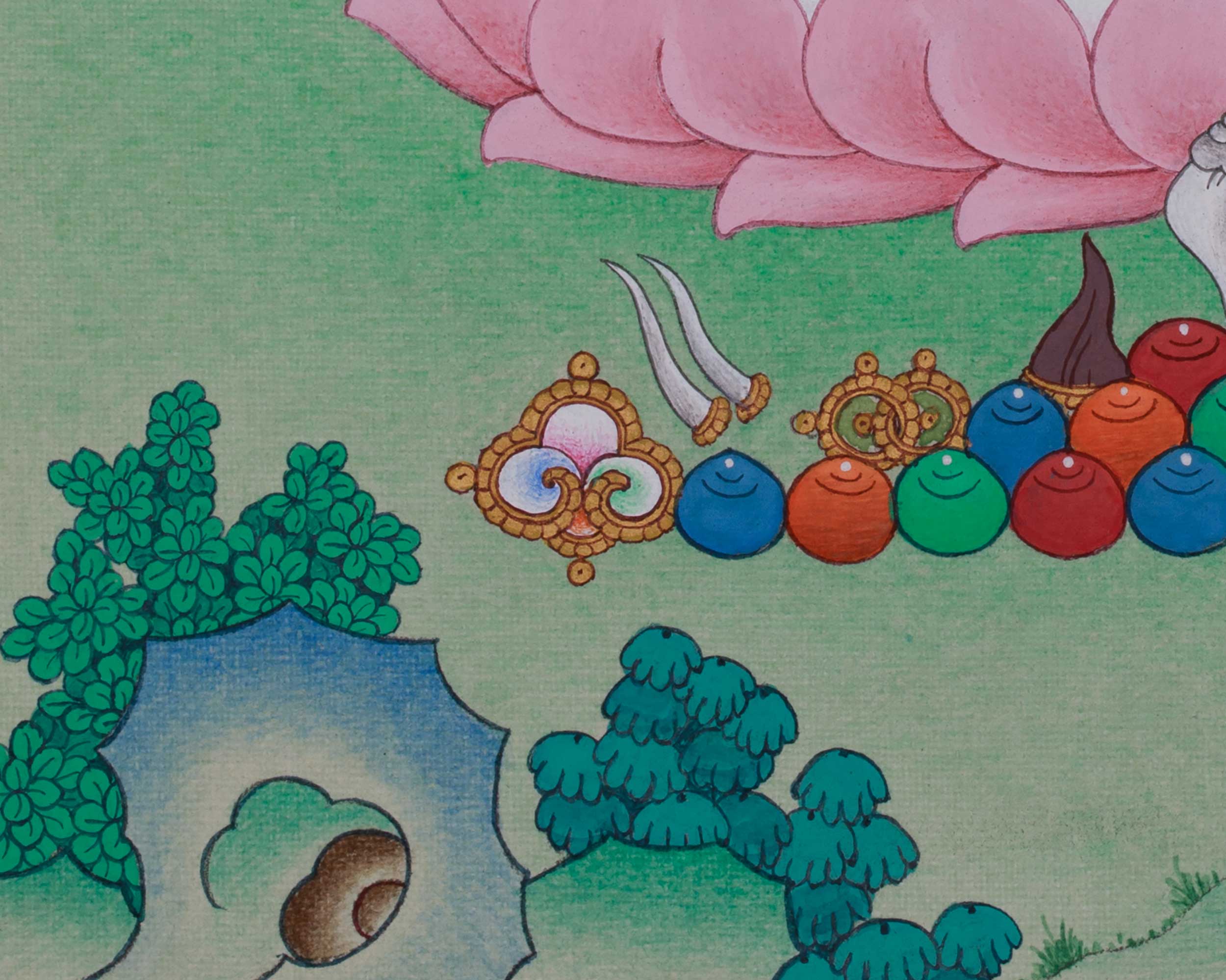 Tibetan White Tara Thangka Painting | Goddess of Compassion and Longevity