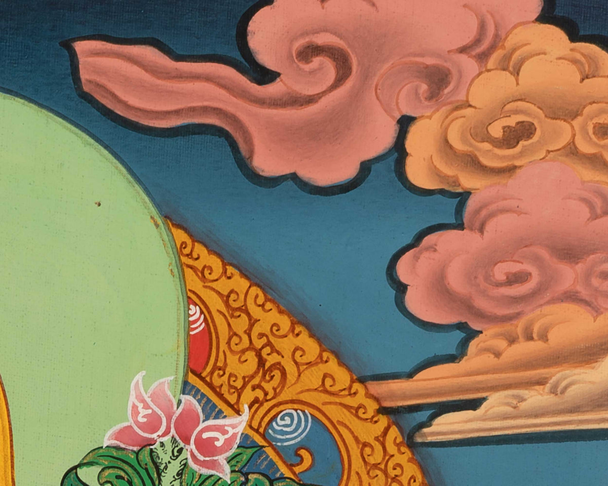 Tsongkhapa Tibetan Thangka | Art Painting for Meditation