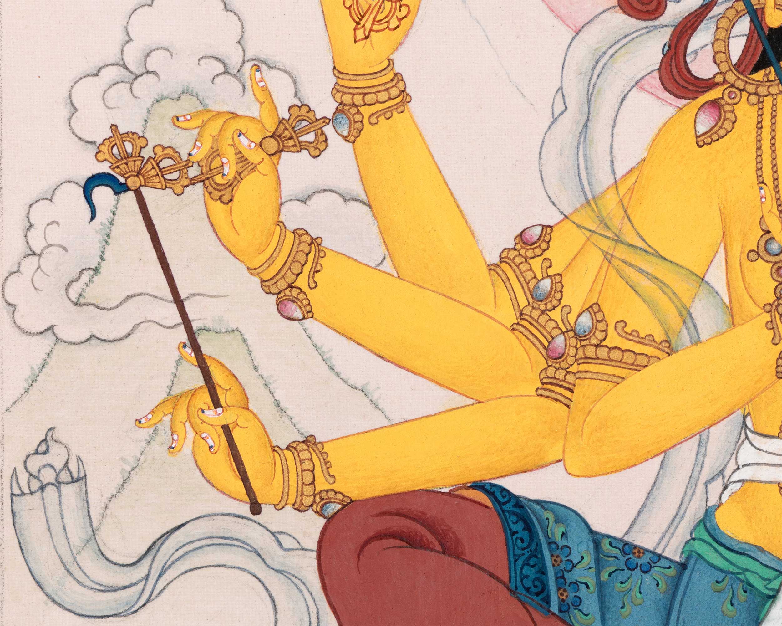 Mangalaloka Tara | 21 Tara of Surya Gupta Thangka