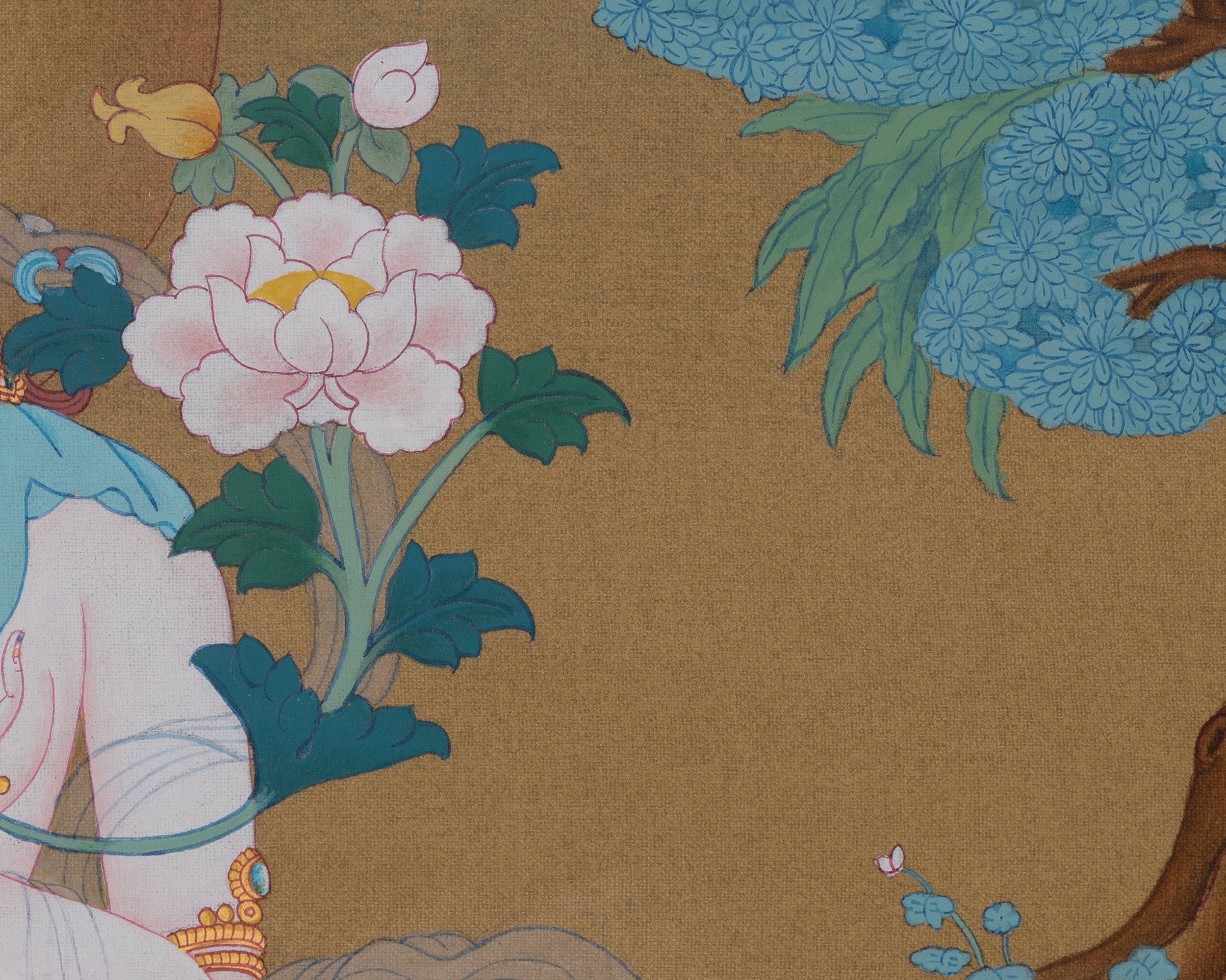 Traditional White Tara Art | Sita Tara | Healing, Compassion and Longevity
