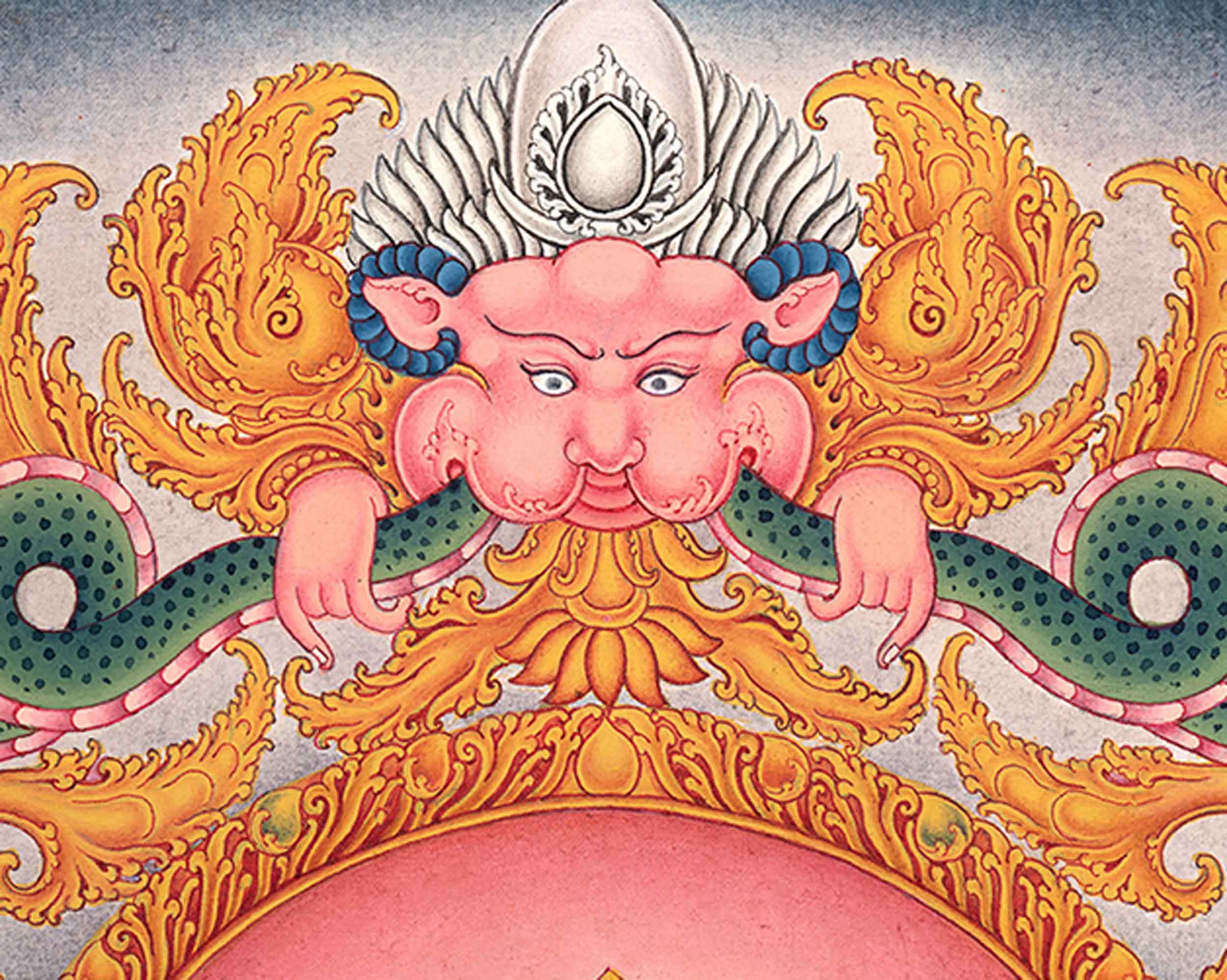 Hand Painted Thangka Of Siddhartha Gautama | Traditional Shakyamuni Buddha Art
