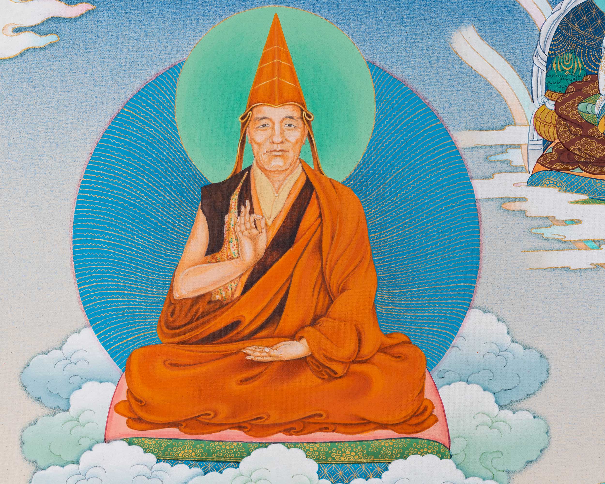 Thangtong Gyalpo Thangka Print | Buddhist Master | Giclee Canvas Print
