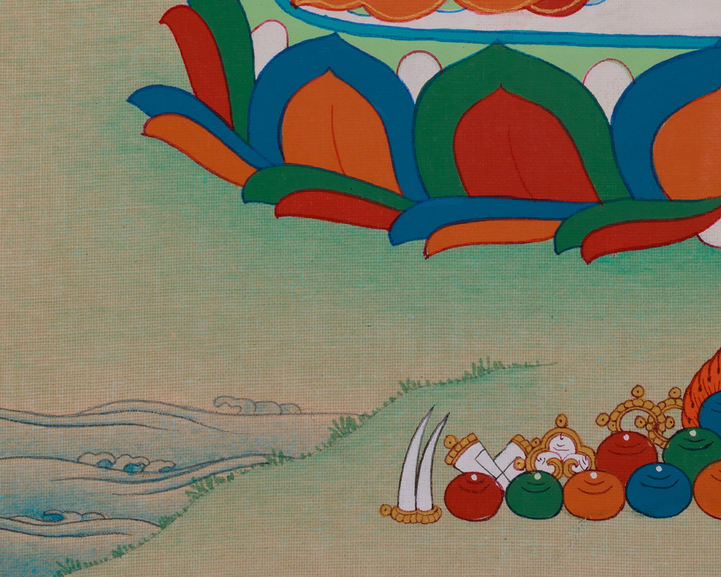 Traditional Siddhartha Gautama Buddha Thangka | Founder of Buddhism