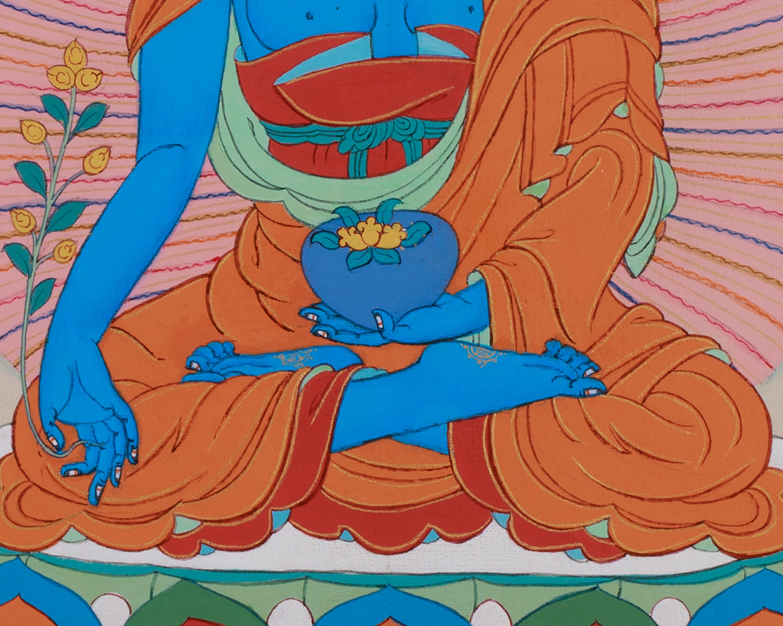 Medicine Buddha| Perfect Healing Thangka