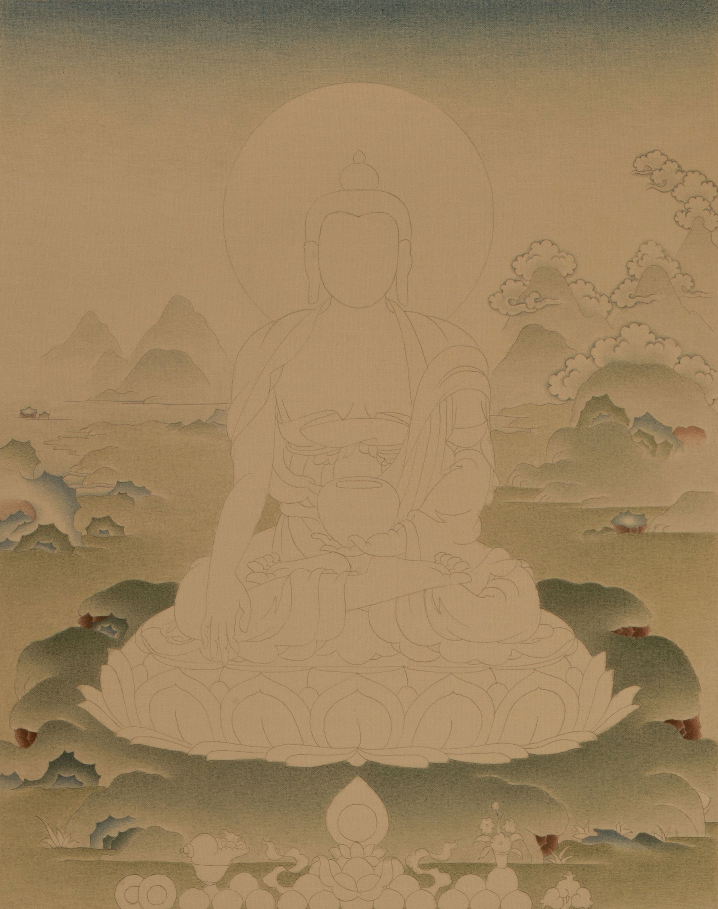 Traditional Process of the Shakyamuni Buddha Artwork | Historical Buddha