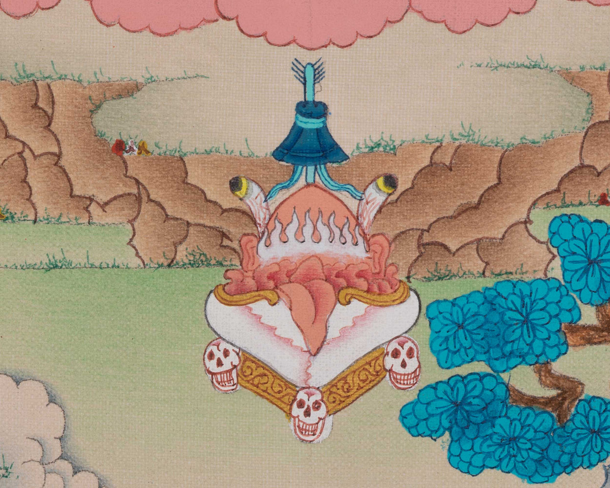 Vajravarahi Sacred Thangka | Dorje Phagmo Art | Represents Inner Awakening and Transformation