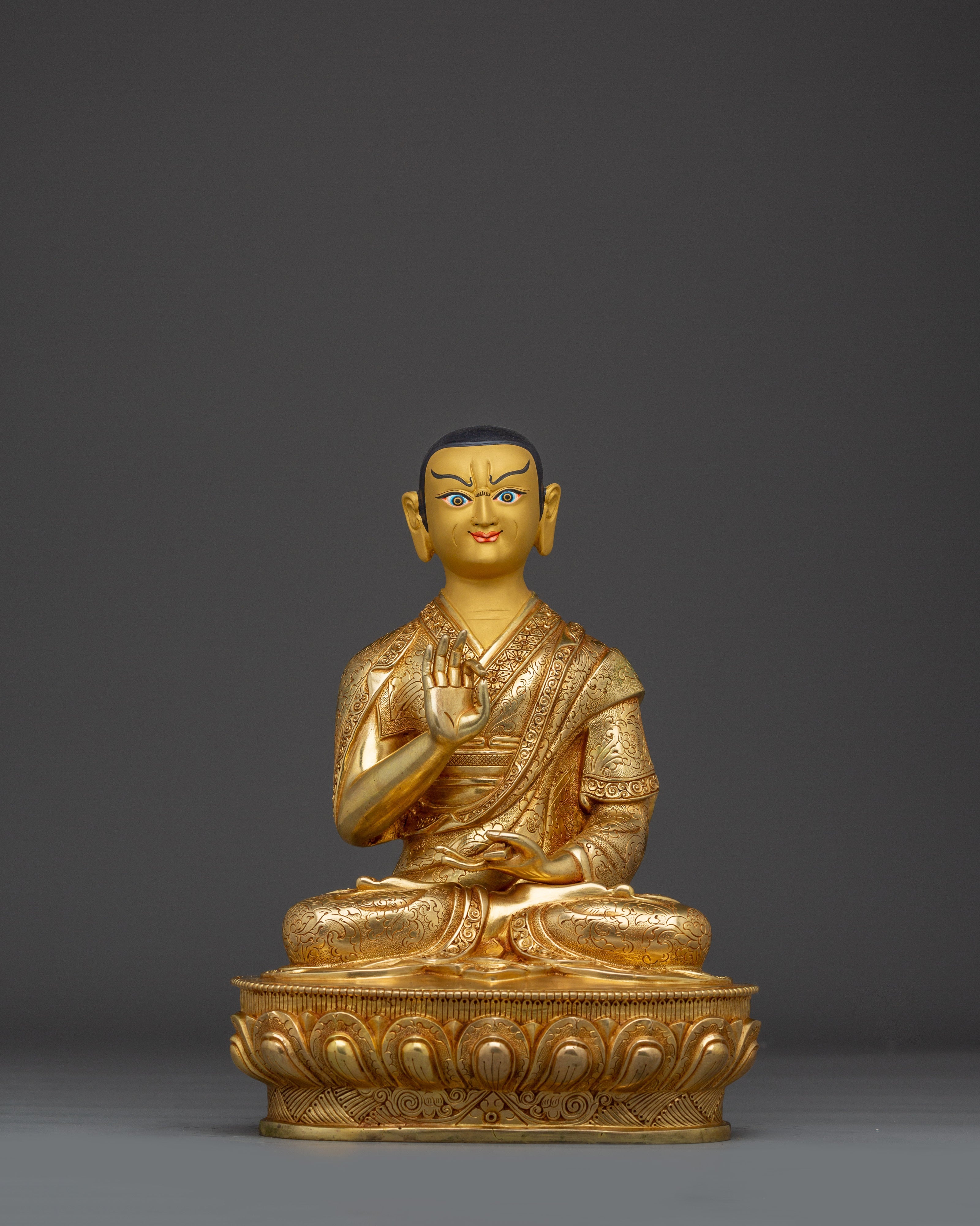 Lama Tsongkhapa set statue | Enlightened Master
