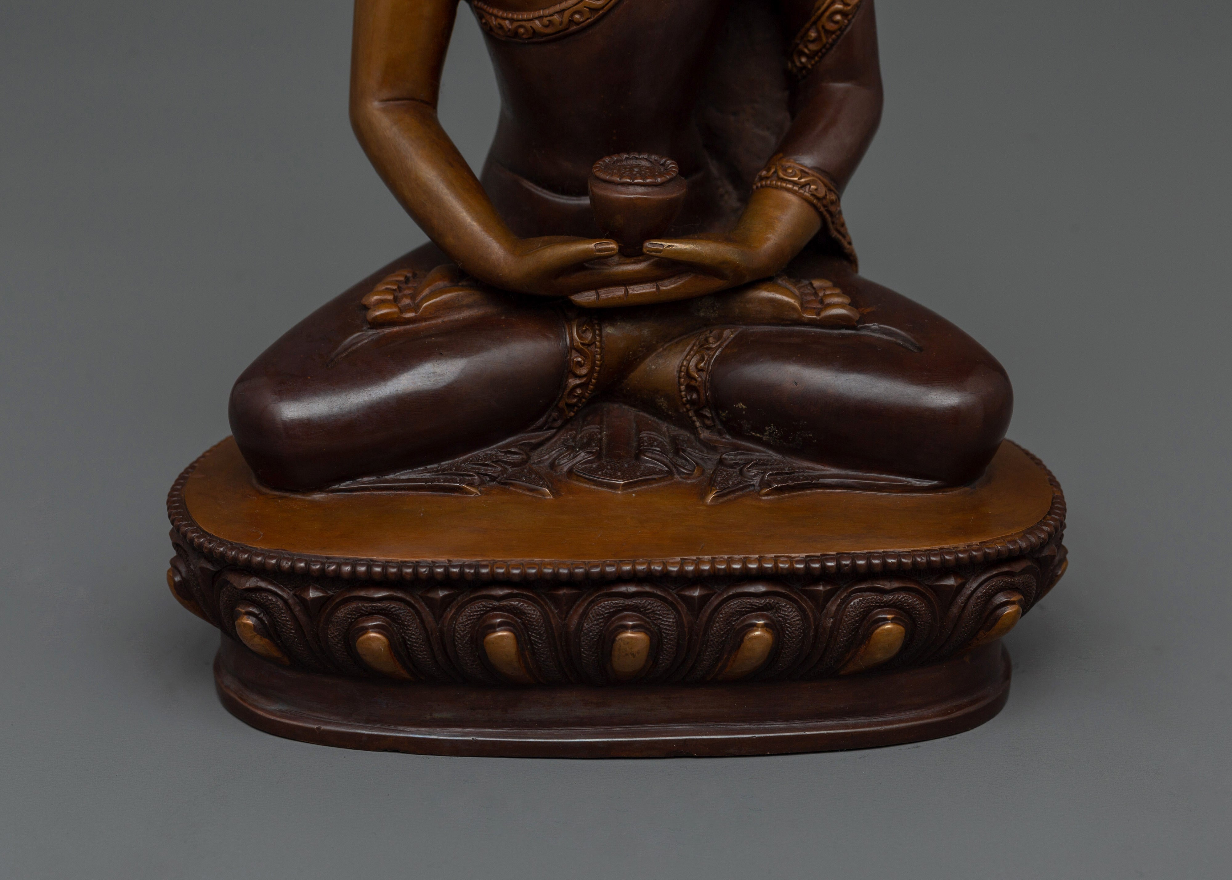 Amitabha Buddha Sculpture for Peaceful Practices | Guide to Enlightenment and Peace