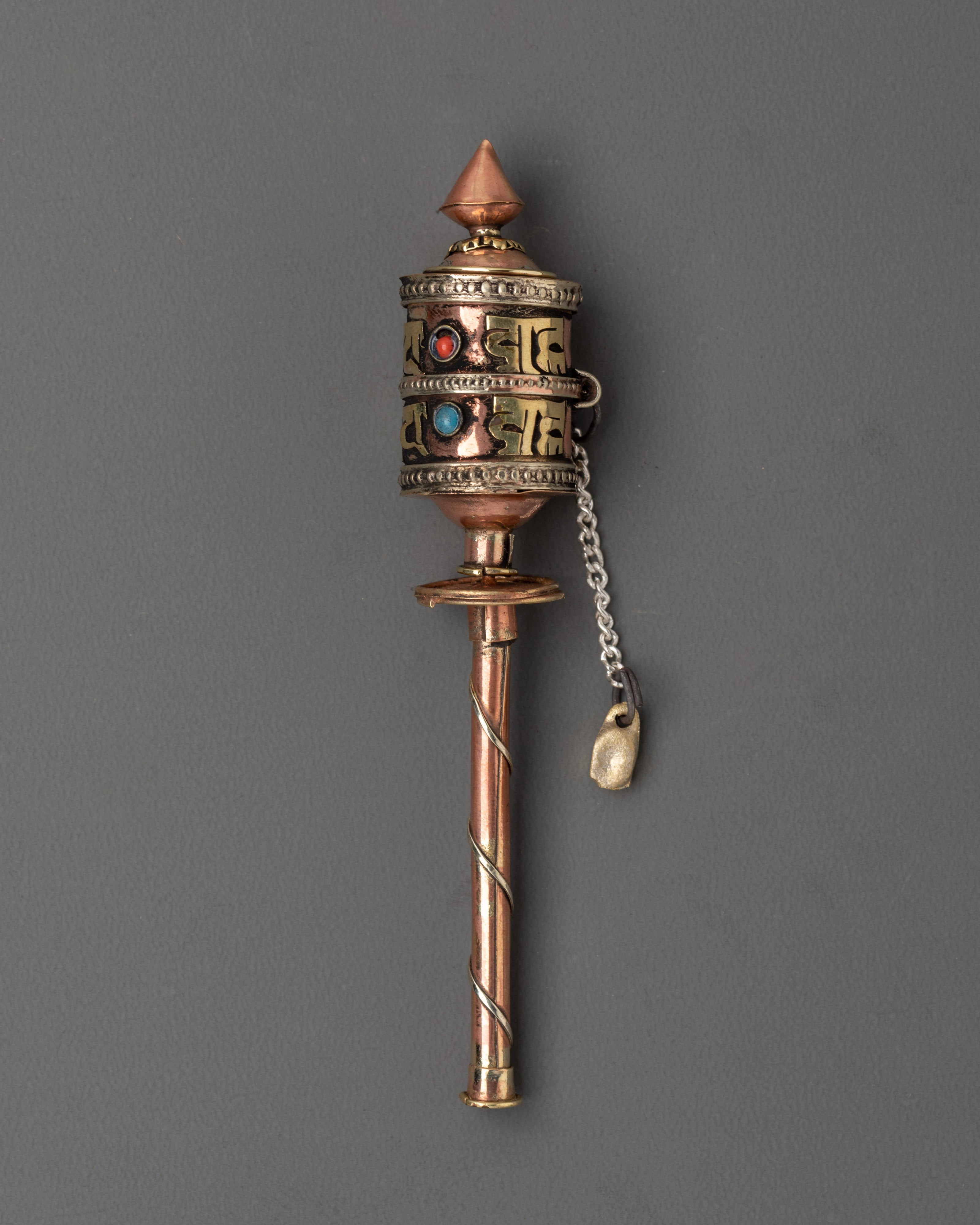 Tibetan Buddhist Handheld Prayer Wheel