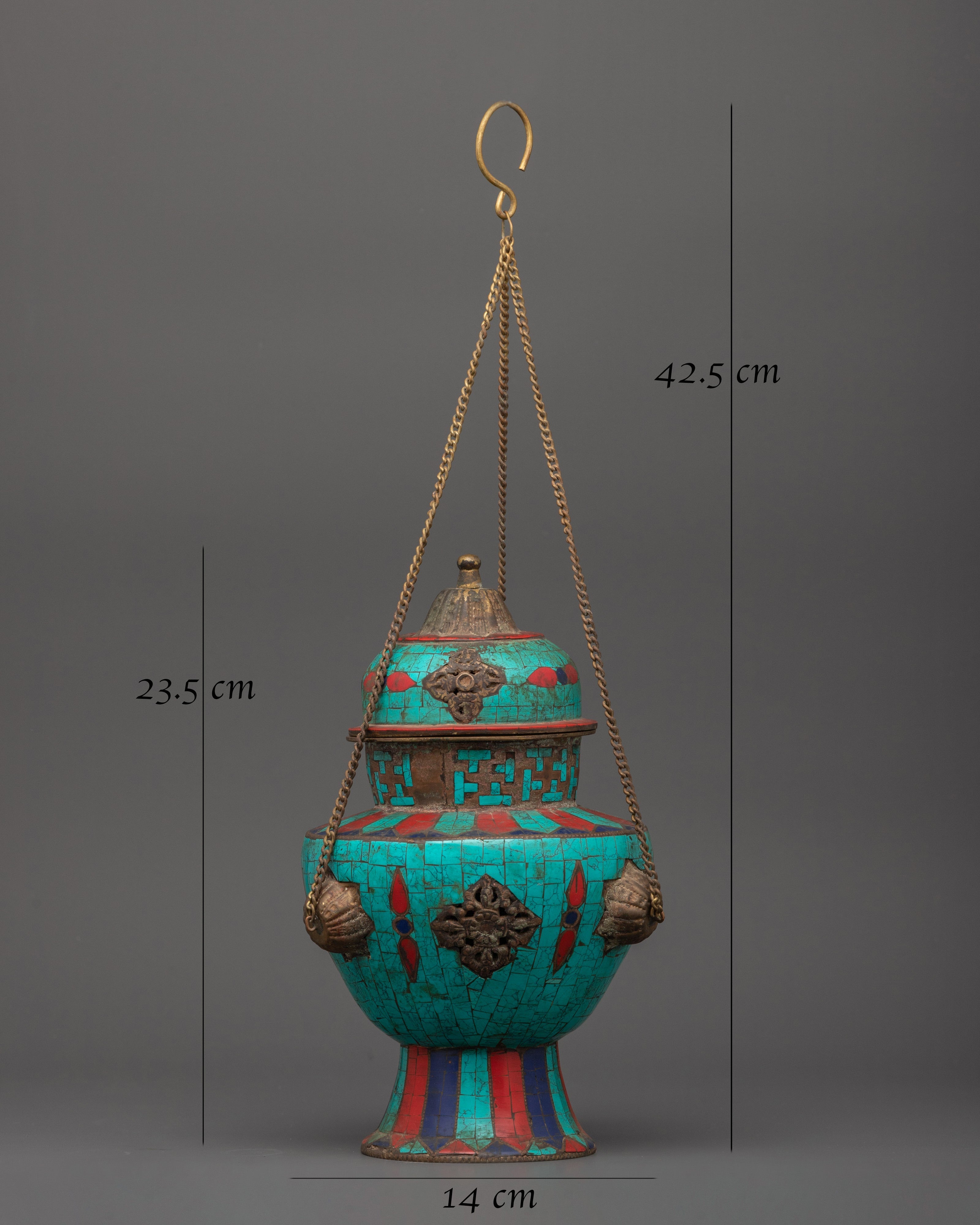 Tibetan Hanging Incense Burner