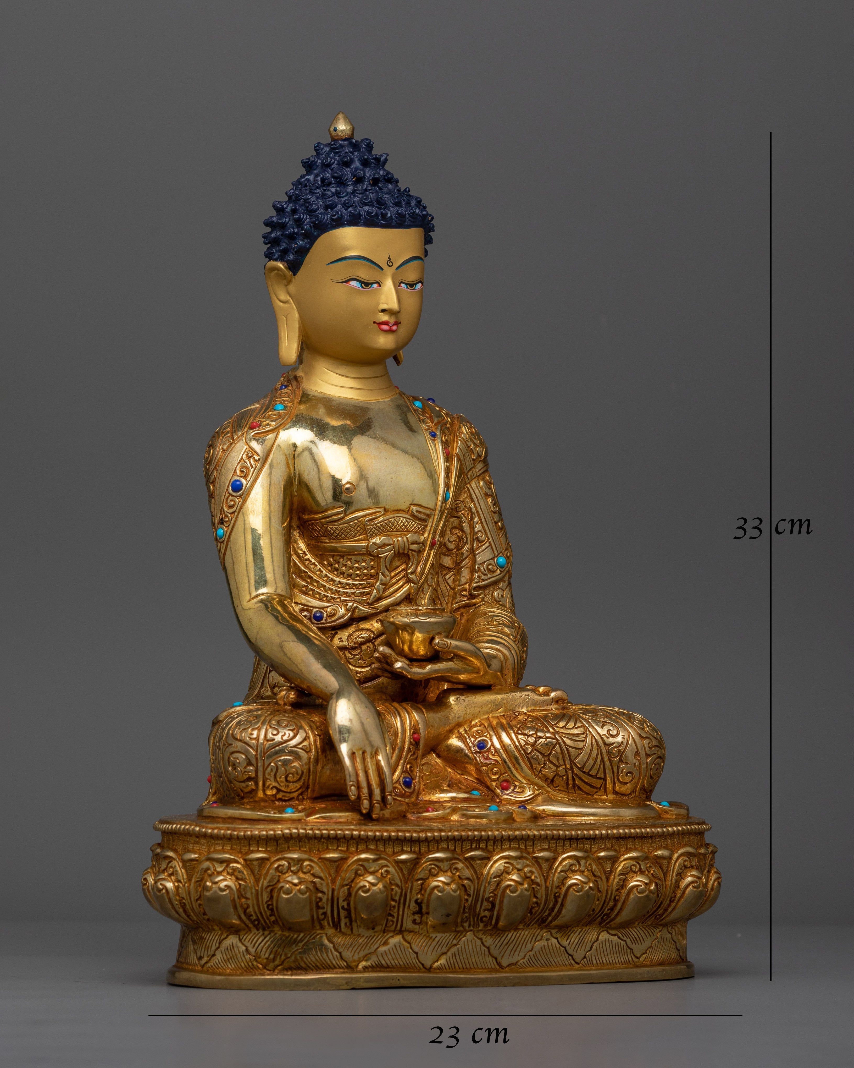 Shakyamuni Buddha Gold-Gilded Statue | Essence of Enlightenment