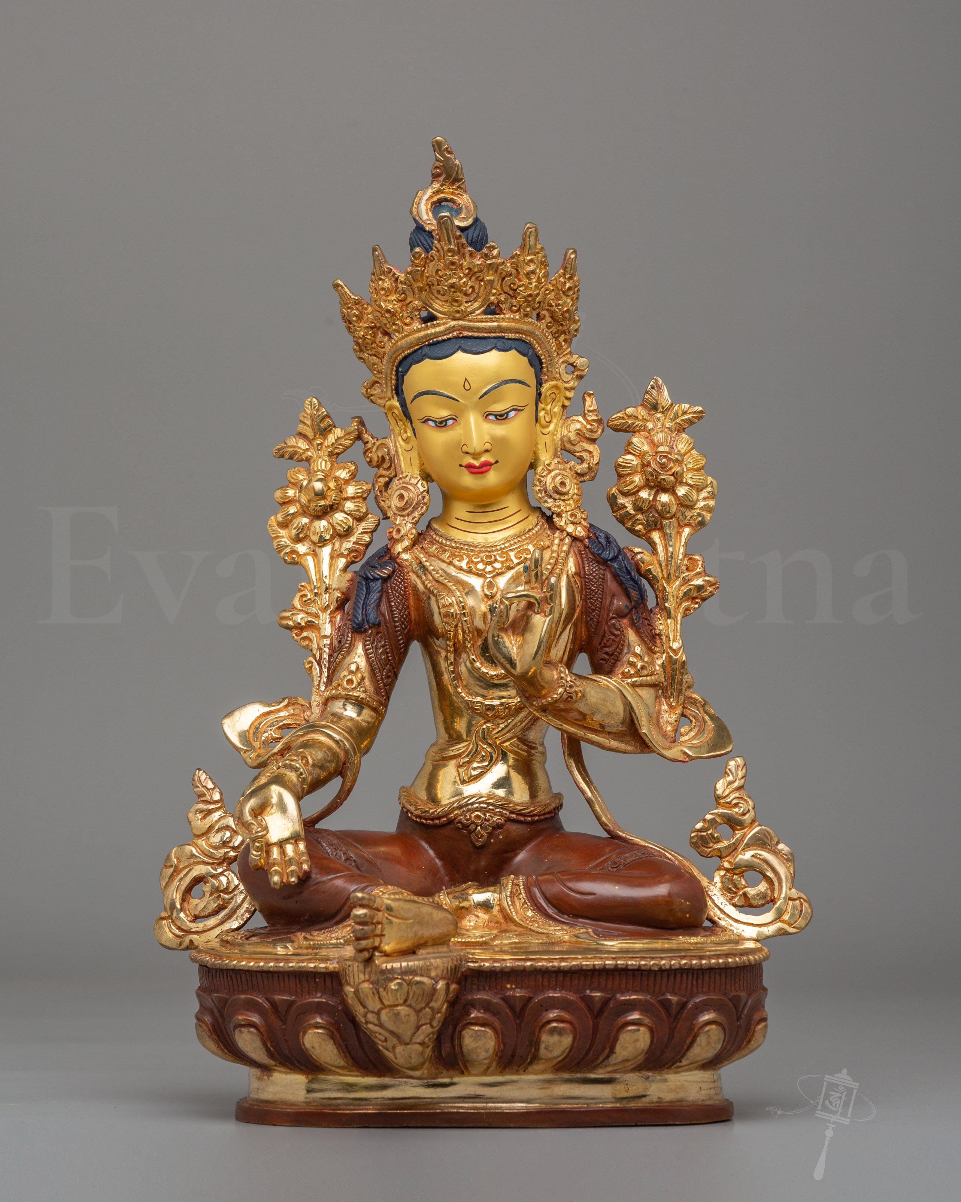 Spiritual Green Tara Protection Figure