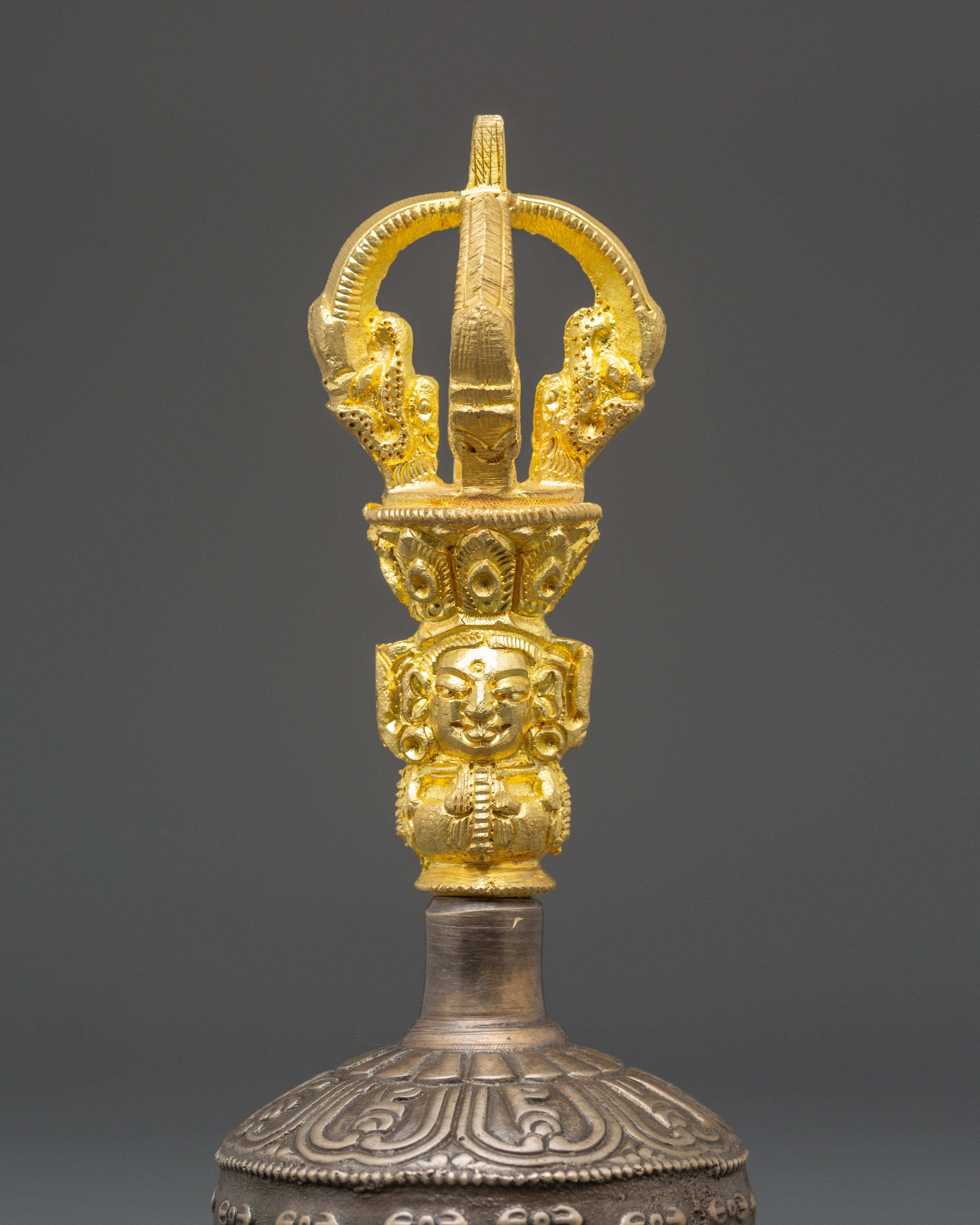 Handcrafted Bell and Vajra for Ritual Use | Tibetan Buddhist Spiritual Tools
